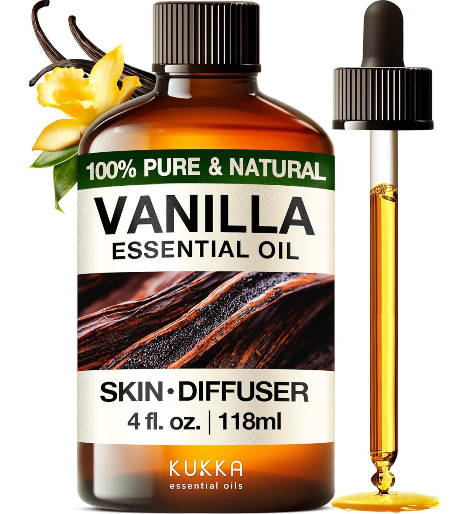 Kukka Essential Oil for Diffuser - Vanilla  - 4 Fl Oz. - Buy Online on GoSupps.com