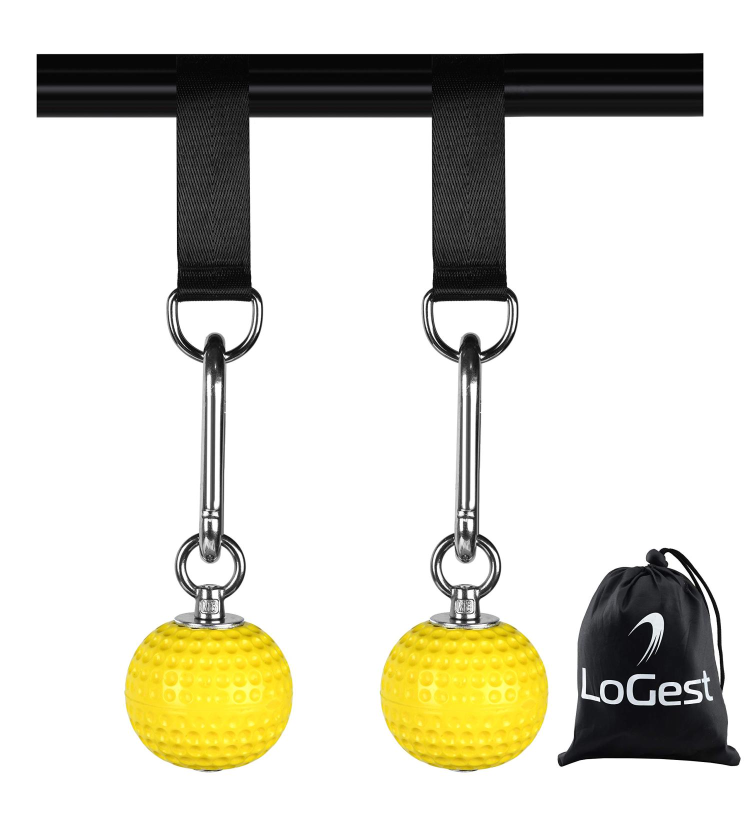 Climbing Pull Up Power Ball Set - Non Slip Hand Grips for Strength Training & Rock Climbing Workouts - Buy Online on GoSupps.com