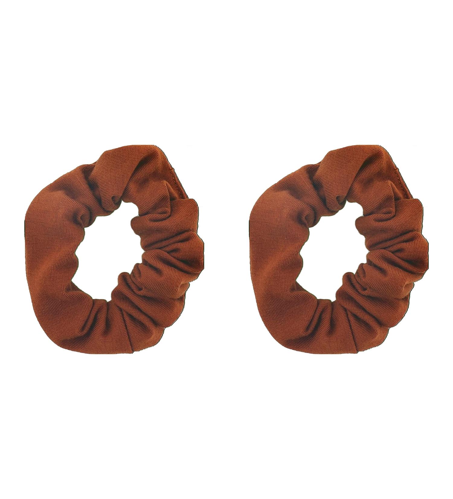 Set of 2 Camel Brown Hair Ties - Stylish & Durable Hair Accessories for All Hair Types - Buy Online on GoSupps.com