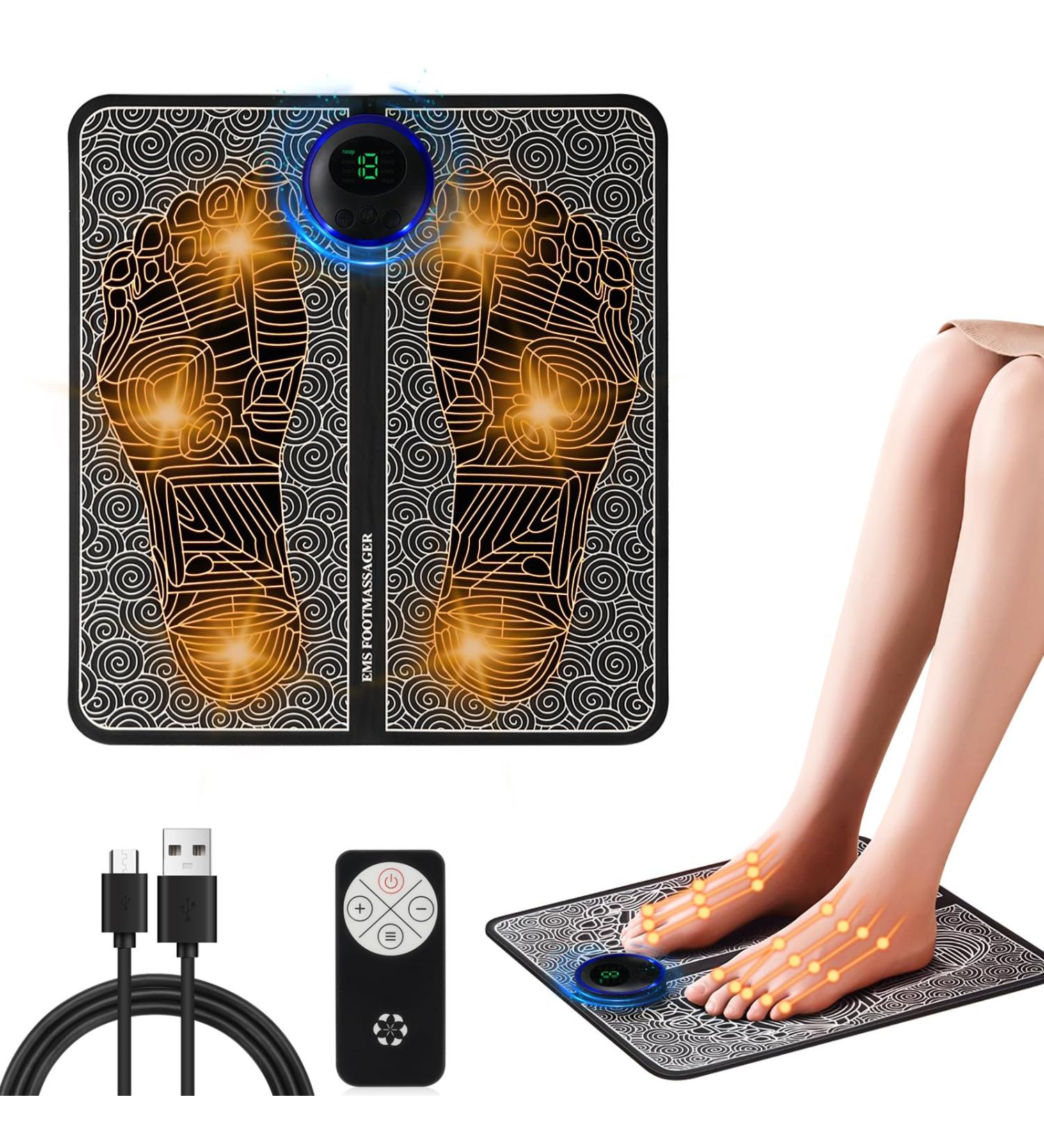 Buy Electric EMS Foot Massager - Foldable USB Charging for Improved Blood Circulation | International Shipping - Buy Online on GoSupps.com