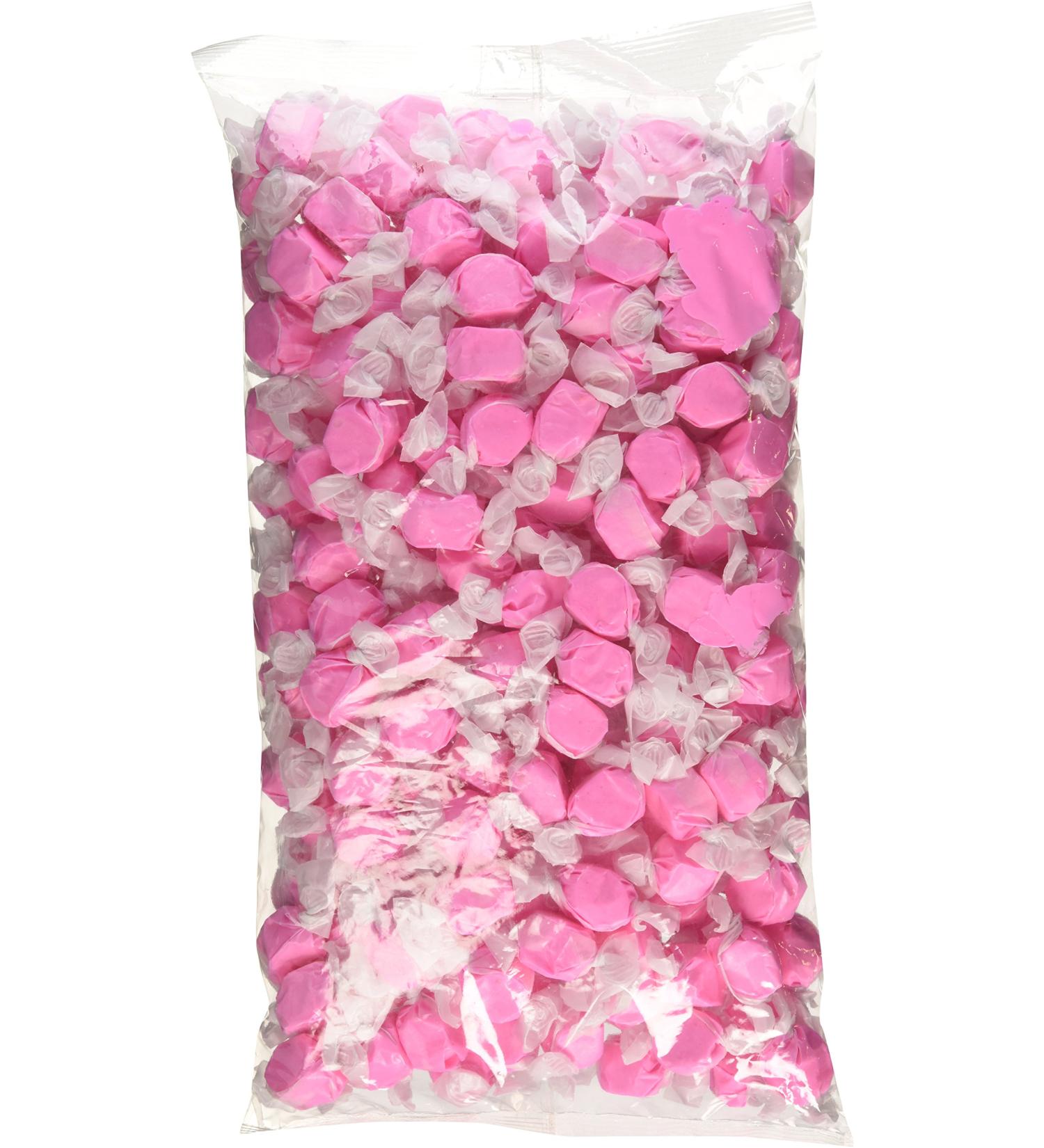 Sweets Salt Water Taffy Pink Strawberry 3lb - Classic Taffy Candy - Buy Online on GoSupps.com