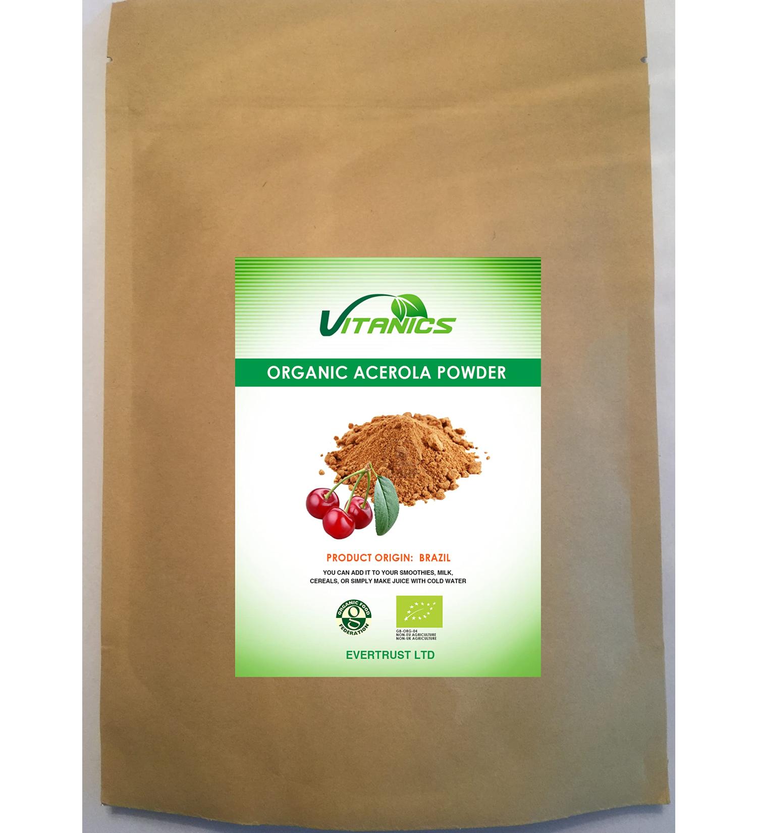 Vitanics Organic Pure Acerola Powder (Freeze-Dried) (200g)