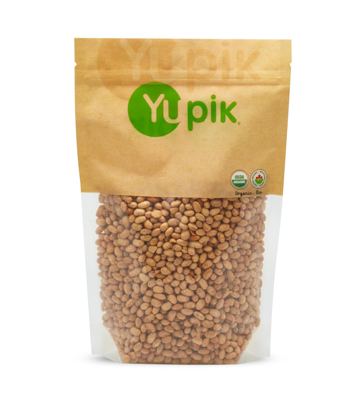 Yupik Organic SOYA Nuts (Dry Roasted Salted) Non-GMO Vegan Gluten-Free Kosher 1Kg 1 kg (Pack of 1) - Buy Online on GoSupps.com