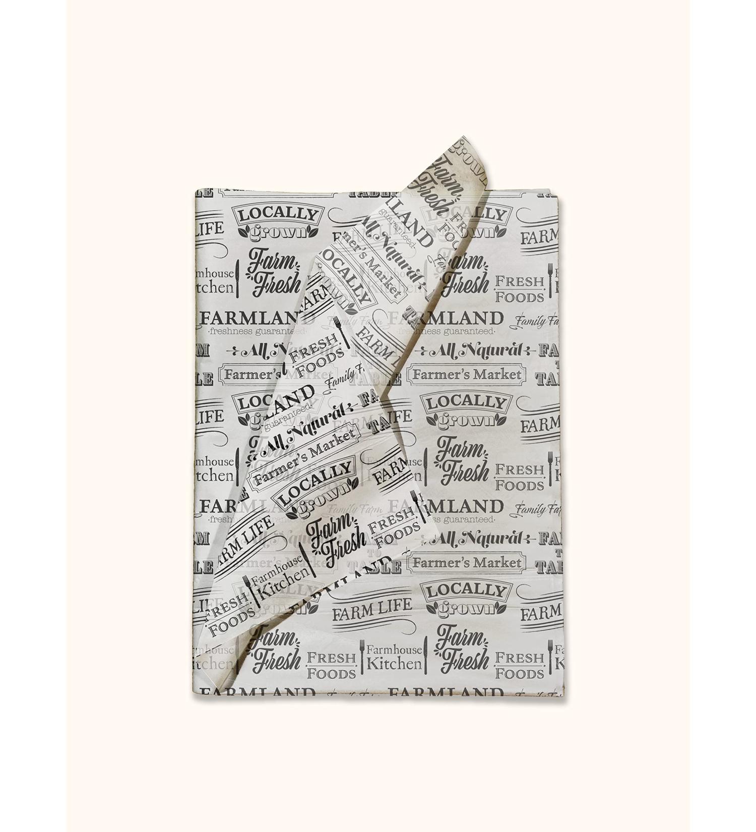 Farmers Market Fall Decorative Tissue Paper for Decoupage | 24 Sheets 20 x 30 - Buy Online on GoSupps.com