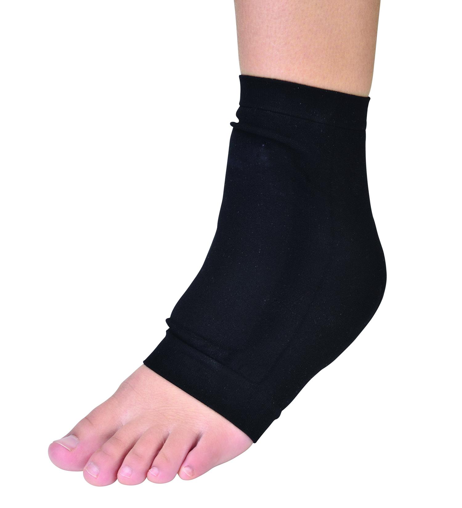 Silipos Active 7224 Extra-Thick Lace Bite Protector with Gel Cushion for Top of Foot Pain Color Black One Size Fits Most 1 per Package Ex-Thick