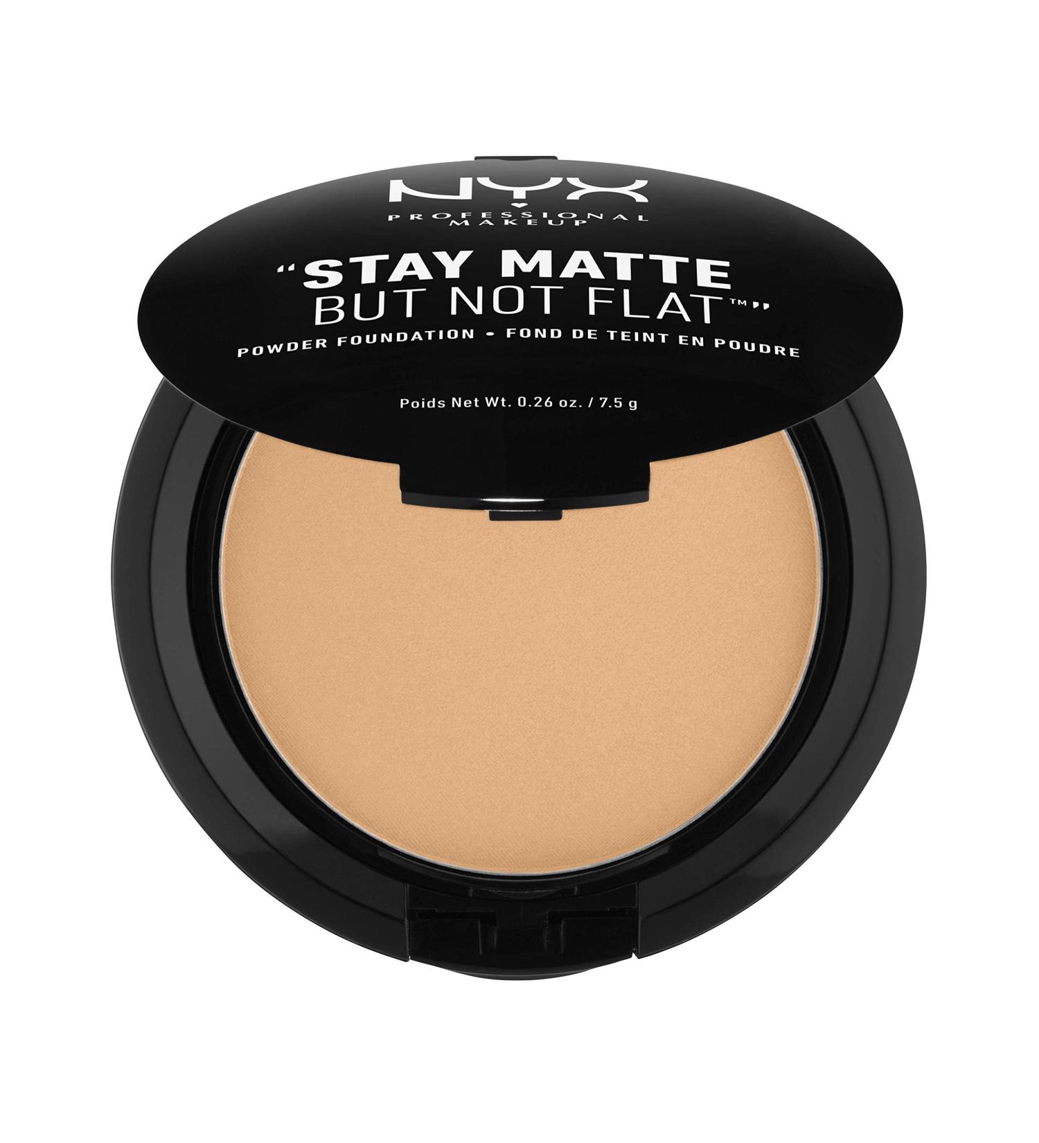 NYX Stay Matte But Not Flat Powder Foundation - Soft Beige | Full Coverage Formula - Buy Online on GoSupps.com