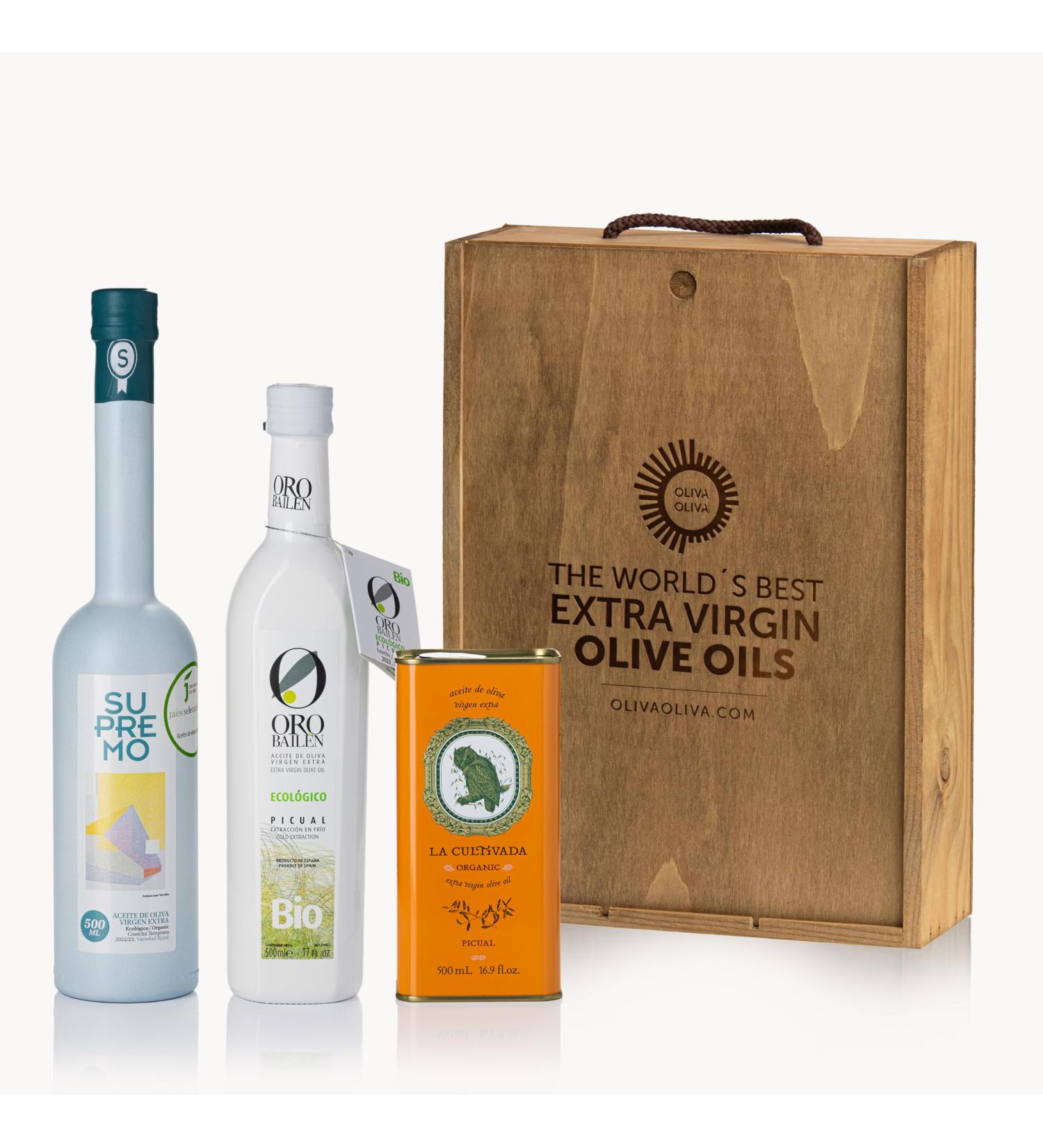  olivaoliva World's Best Organic Oils BIOL 2023 Gift Set 3x500ml - Buy Online on GoSupps.com