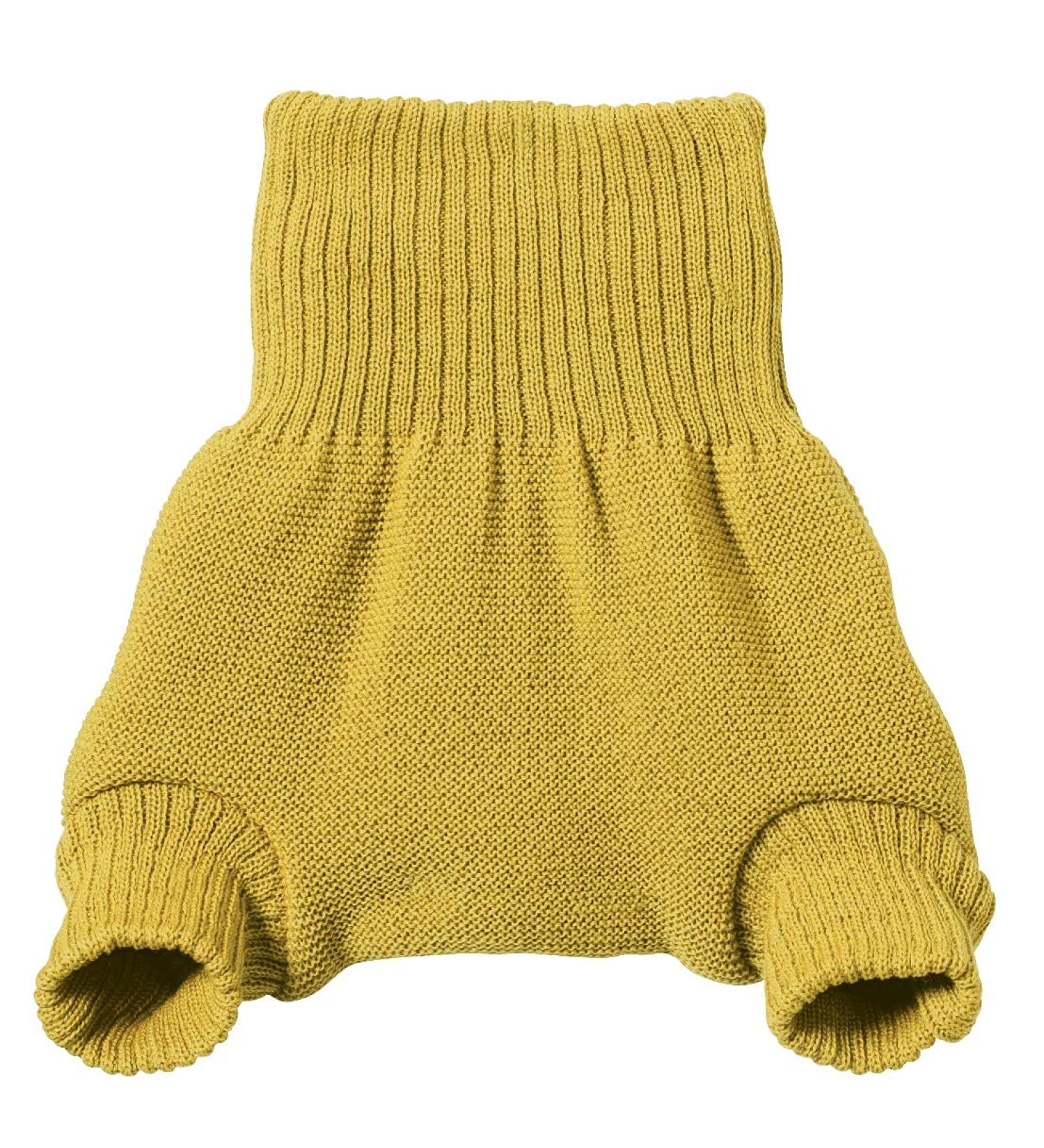 Disana Baby Wool Nappy Trousers in Bright Curry | Size 86-92 | Merino Virgin Wool - Buy Online on GoSupps.com