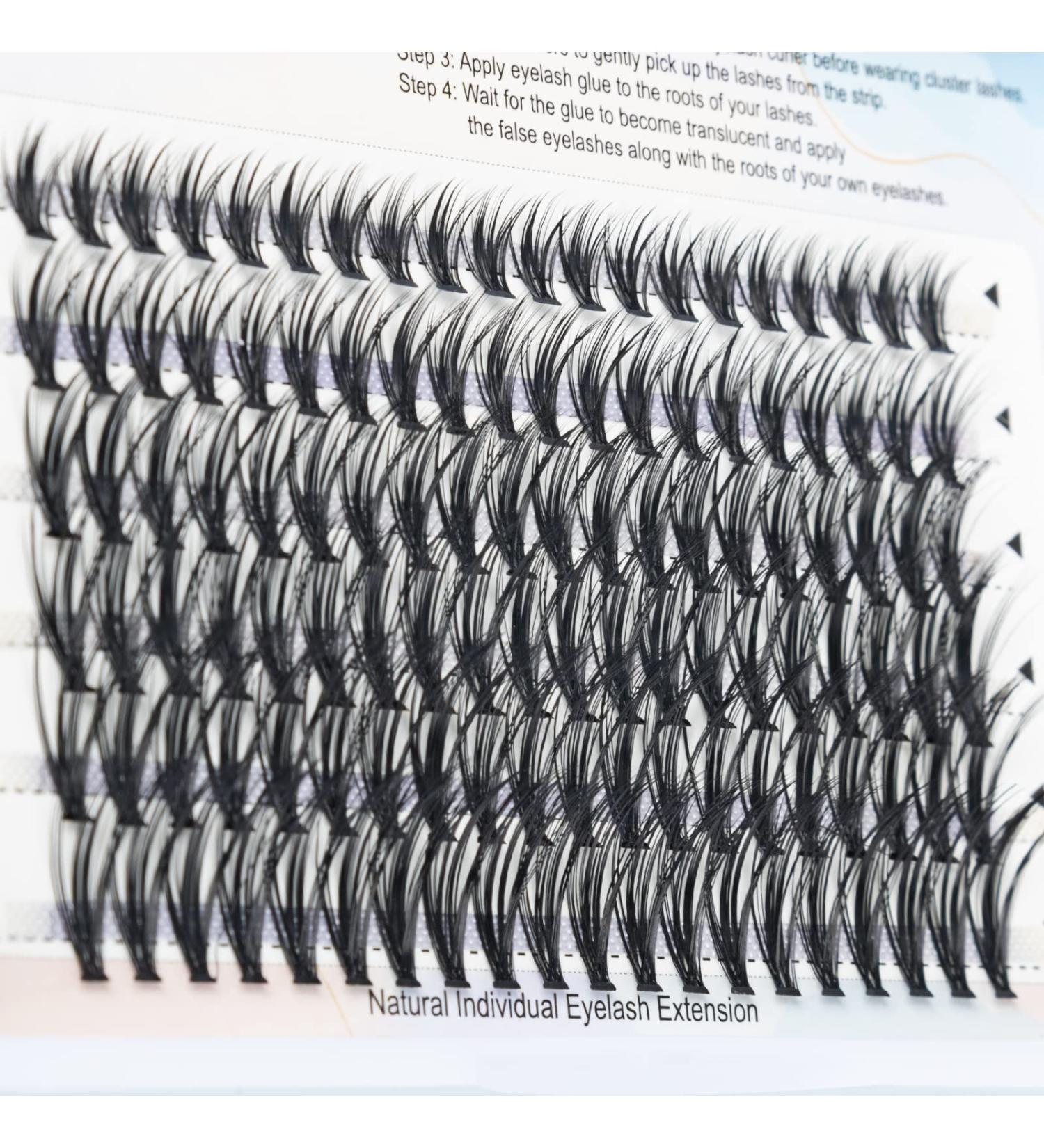 MAEXUS 120 Clusters DIY Eyelash Extensions | C Curl Individual Wispy Lashes | 0.07C 8mm-16mm MIX - Buy Online on GoSupps.com
