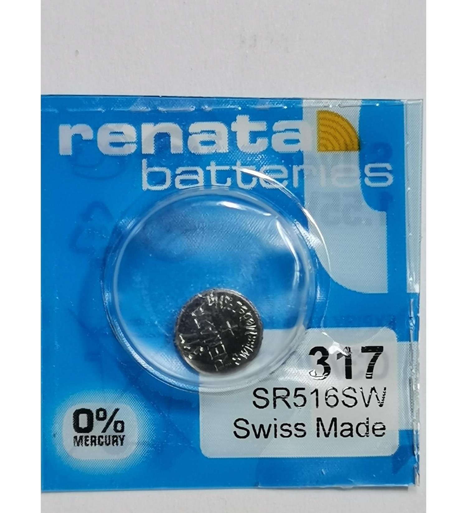 Buy Renata 317 SR516SW SB-AR Silver Oxide Watch Battery 1.55V - International Shipping Available - Buy Online on GoSupps.com