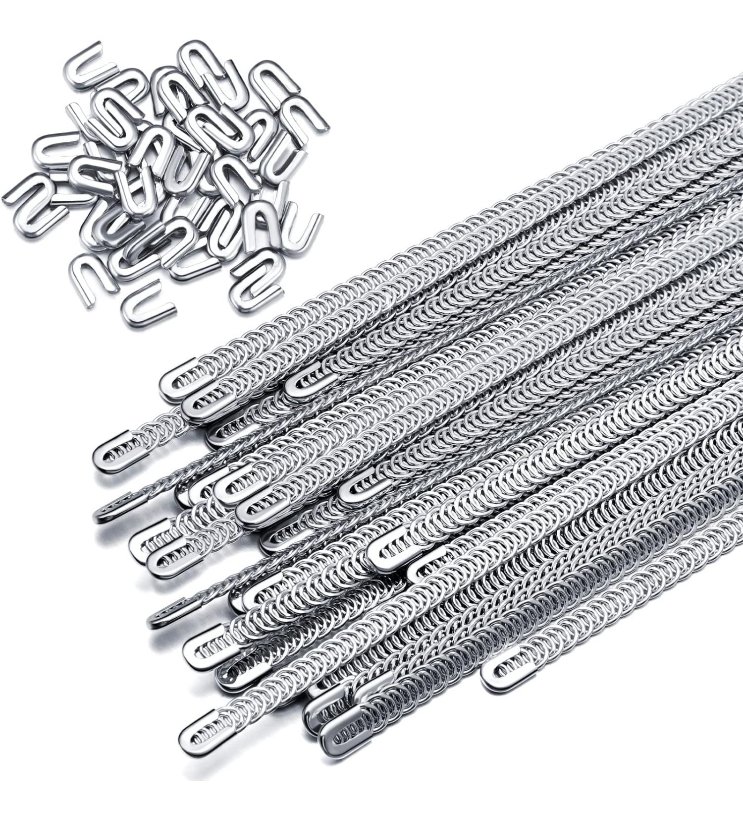 48pc 1/4x13.7 Spiral Steel Metal Boning Precut with Tips for Corsets Costume Set - Buy Online on GoSupps.com