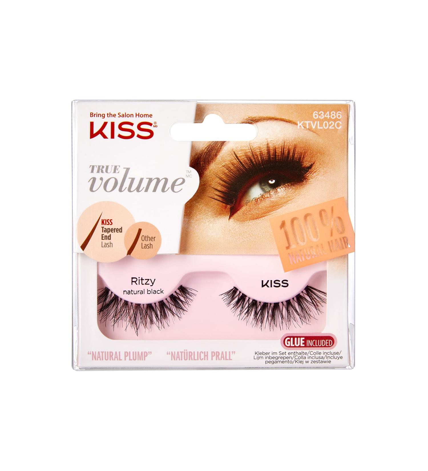 Kiss Kiss Eyelash Band True Volume - Ritzy | 1 Pack (2 Pieces) | Black - Shop Internationally! - Buy Online on GoSupps.com