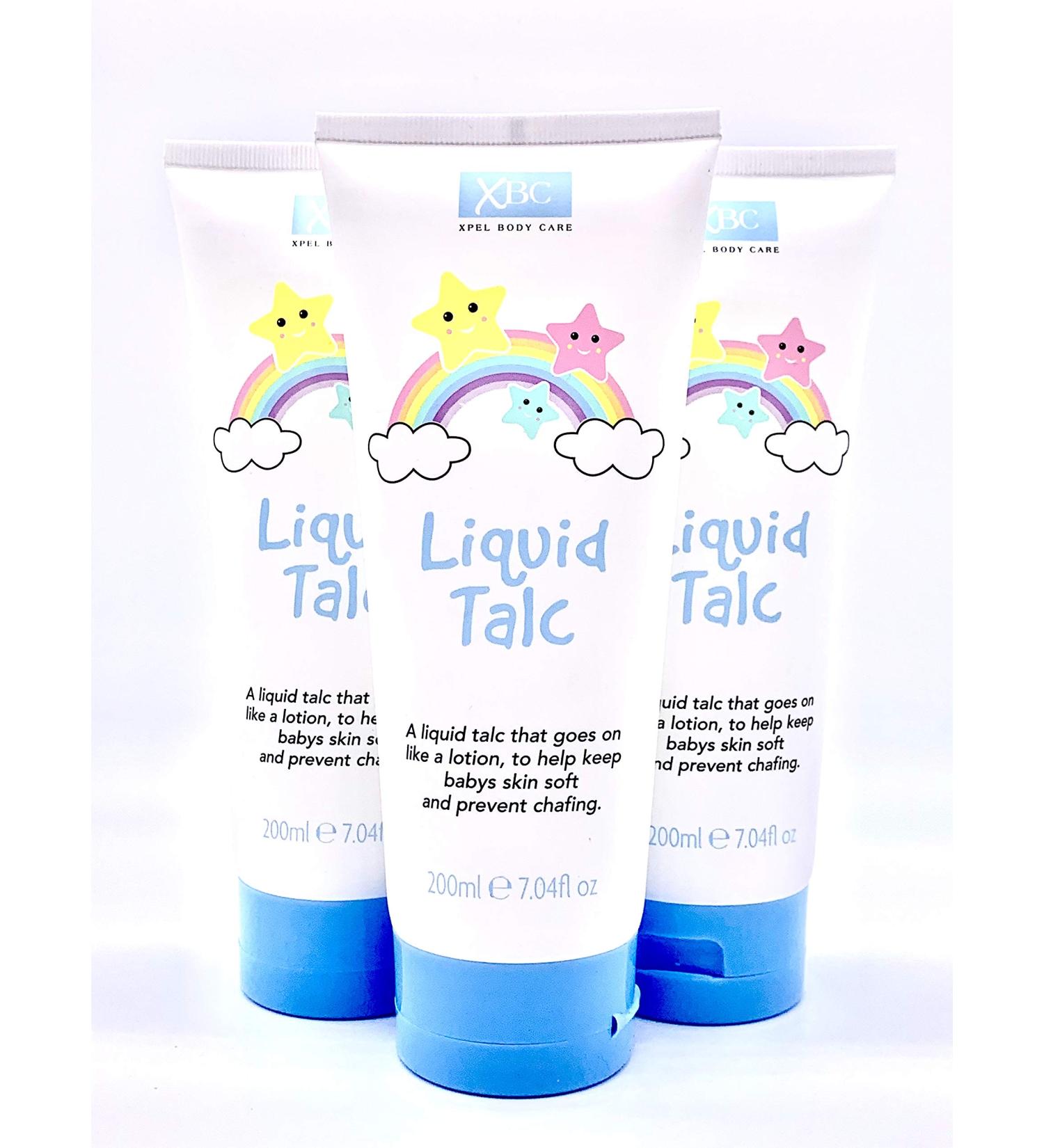 XBC Liquid Talc Bundle - 3 x 200g Tubes | Prevent Chafing, Keep Baby's Skin Soft - Buy Online on GoSupps.com