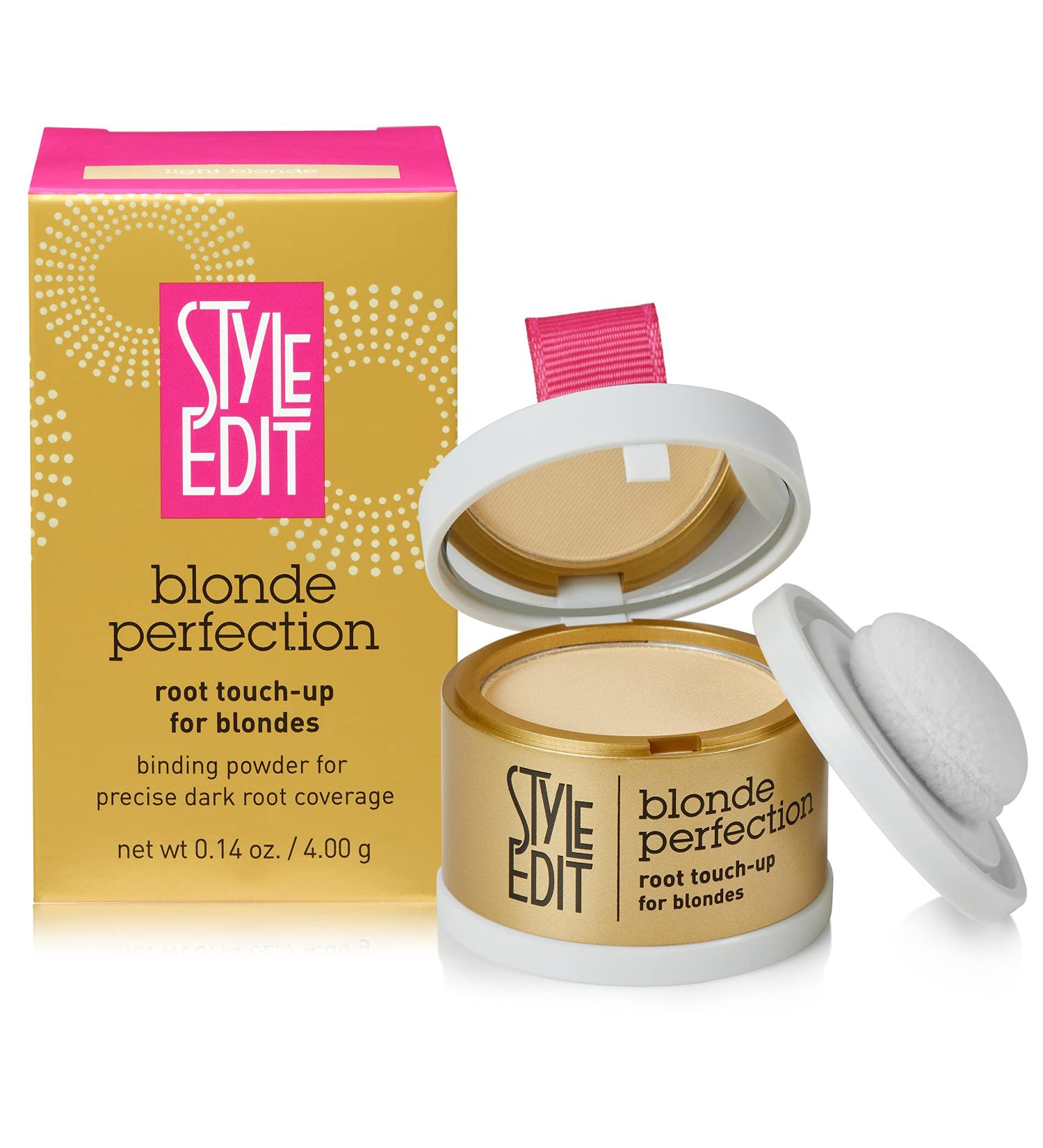 Style Edit Root Touch Up Powder - Light Blonde | Temporary Hair Color for Dark Roots | Root Concealer for Grays & Thinning Hair | Mineral Infused Powder - 0.13 oz - Buy Online on GoSupps.com