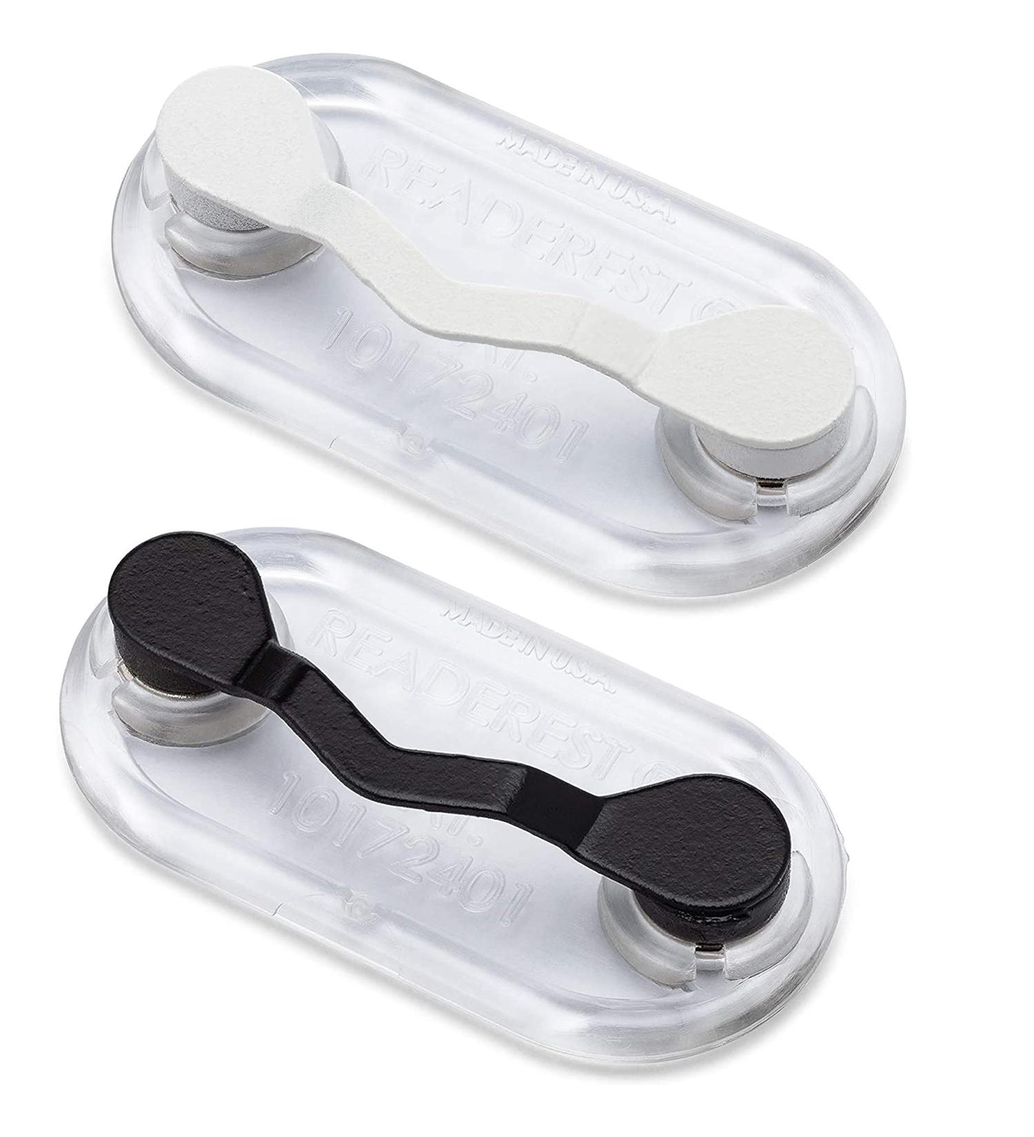 Shop Readerest Magnetic Holders for Glasses - Stylish Stainless Steel in White & Black | Ideal Badge & Eyeglass Holder for Nurses Sunglasses & Name Tags - Buy Online on GoSupps.com