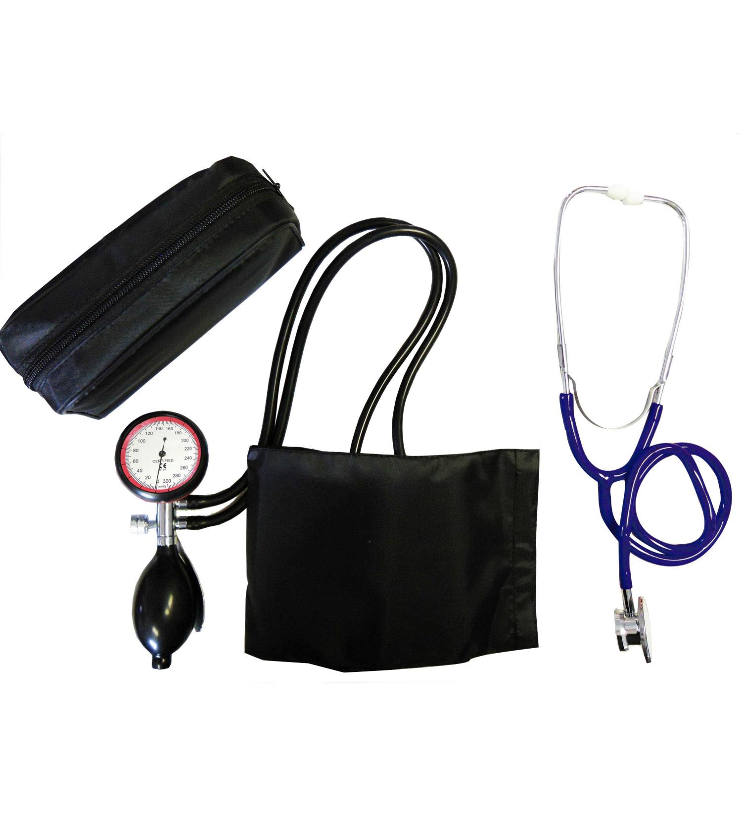 Buy High-Quality Blood Pressure Meter & Double Head Stethoscope Set - TIGA GOLD 2 - International Shipping Available - Buy Online on GoSupps.com