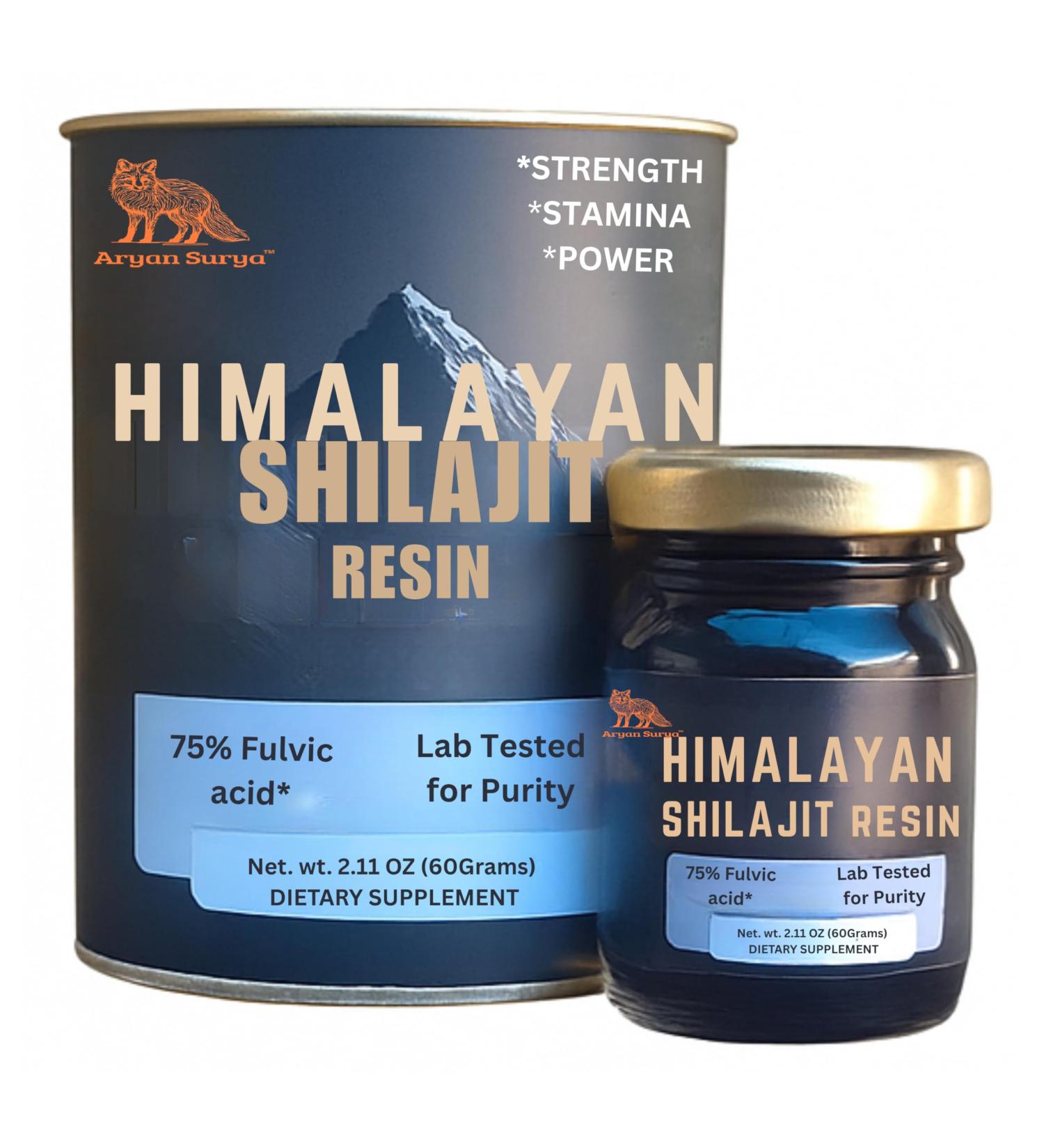 60 Gram Natural Shilajit Resin Grade A Shilajit Resin with 85+ Plant-Derived Trace Minerals and Fulvic Acid Energy & Immune Suport for Men and Women 3rd Party Lab Tested (60gram) - Buy Online on GoSupps.com