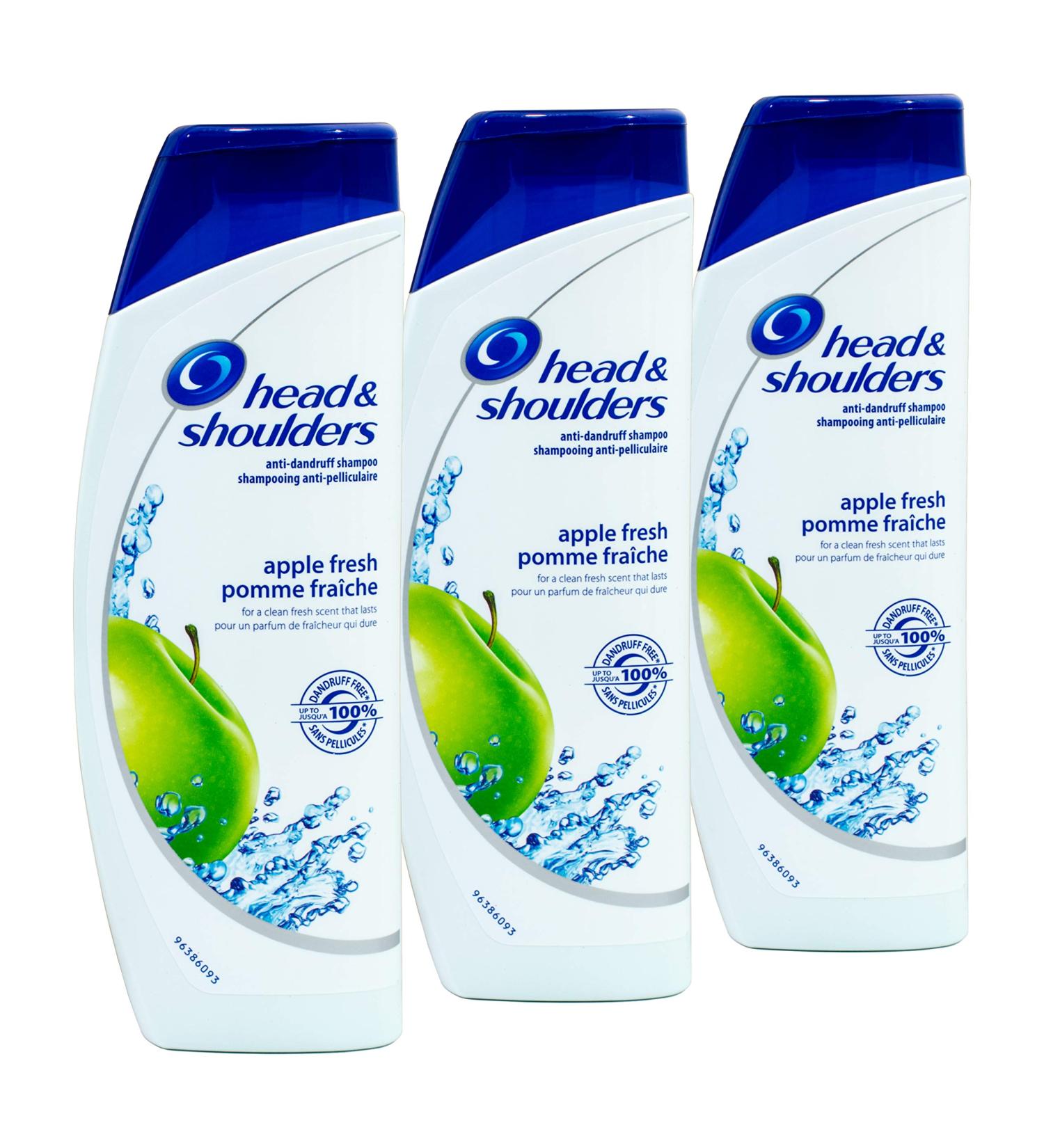  Head & Shoulders Head & Shoulders 3-Pack Anti-Dandruff Shampoo Apple Freshness 400ml - Buy Online on GoSupps.com