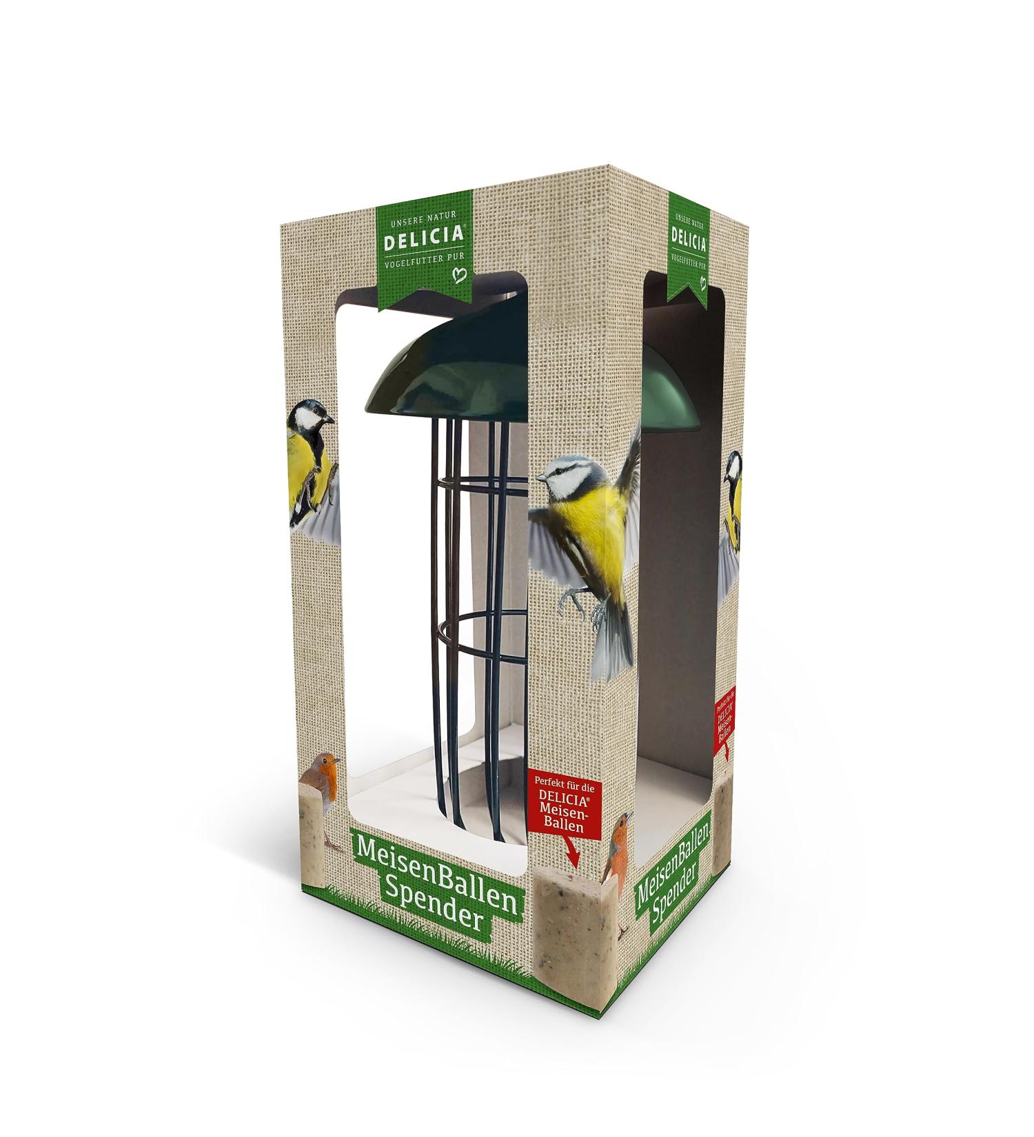 Buy DELICIA Meisenballen Spender - Bird Feeding Station for Meisenkn del & Dumplings | International Shipping Available - Buy Online on GoSupps.com