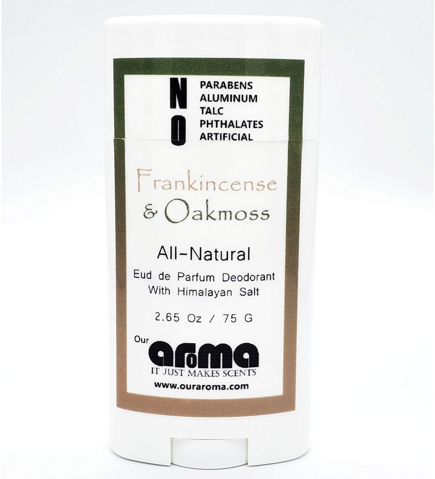 Aroma Frankincense and Oakmoss Deodorant 2.5 Oz | Natural Long-Lasting Vegan | Ships Internationally - Buy Online on GoSupps.com