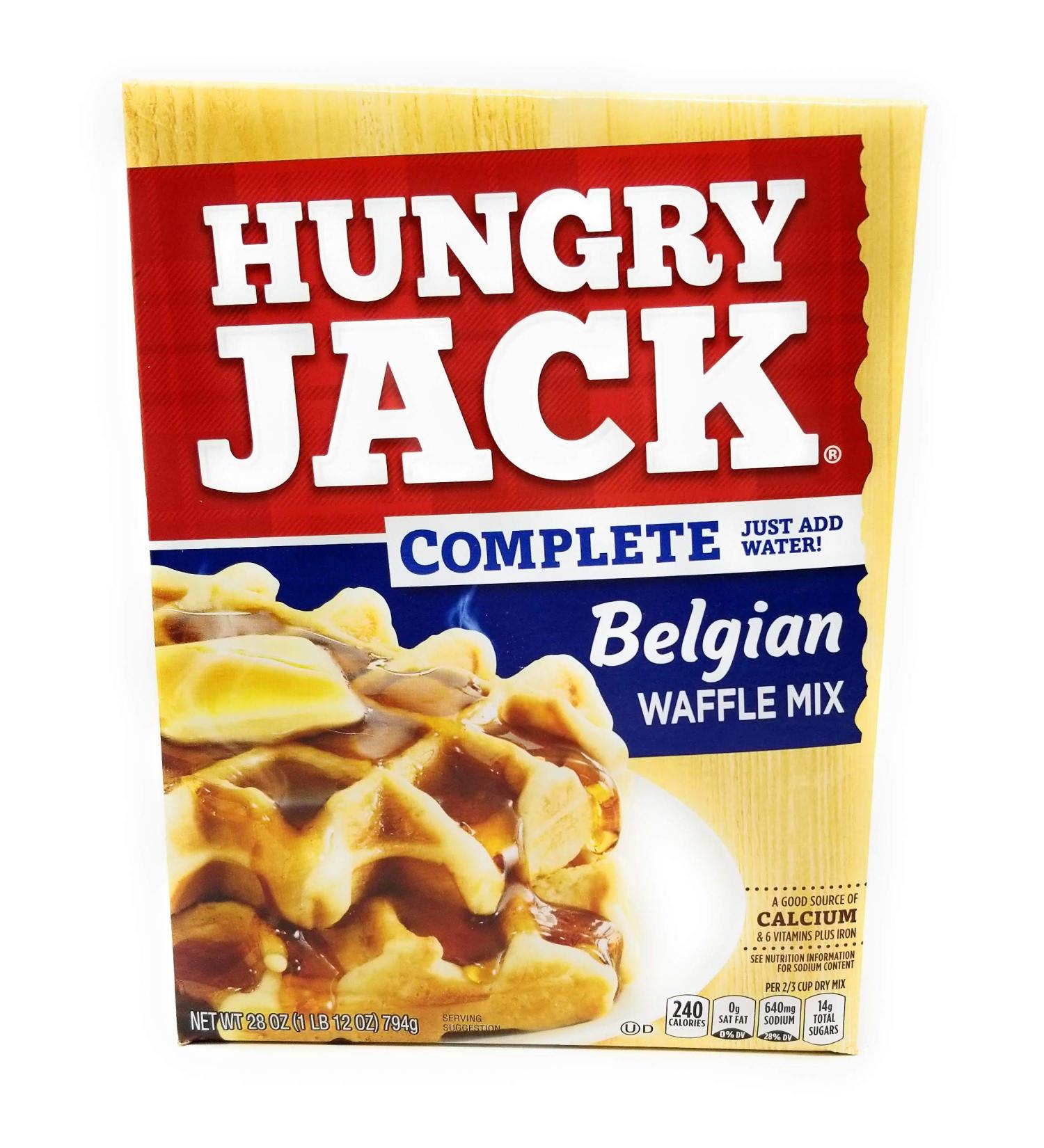Hungry Jack Complete Belgian Waffle Mix, 1.75 Pound - Pack of 2 | Delicious & Easy Breakfast Option - Buy Online on GoSupps.com
