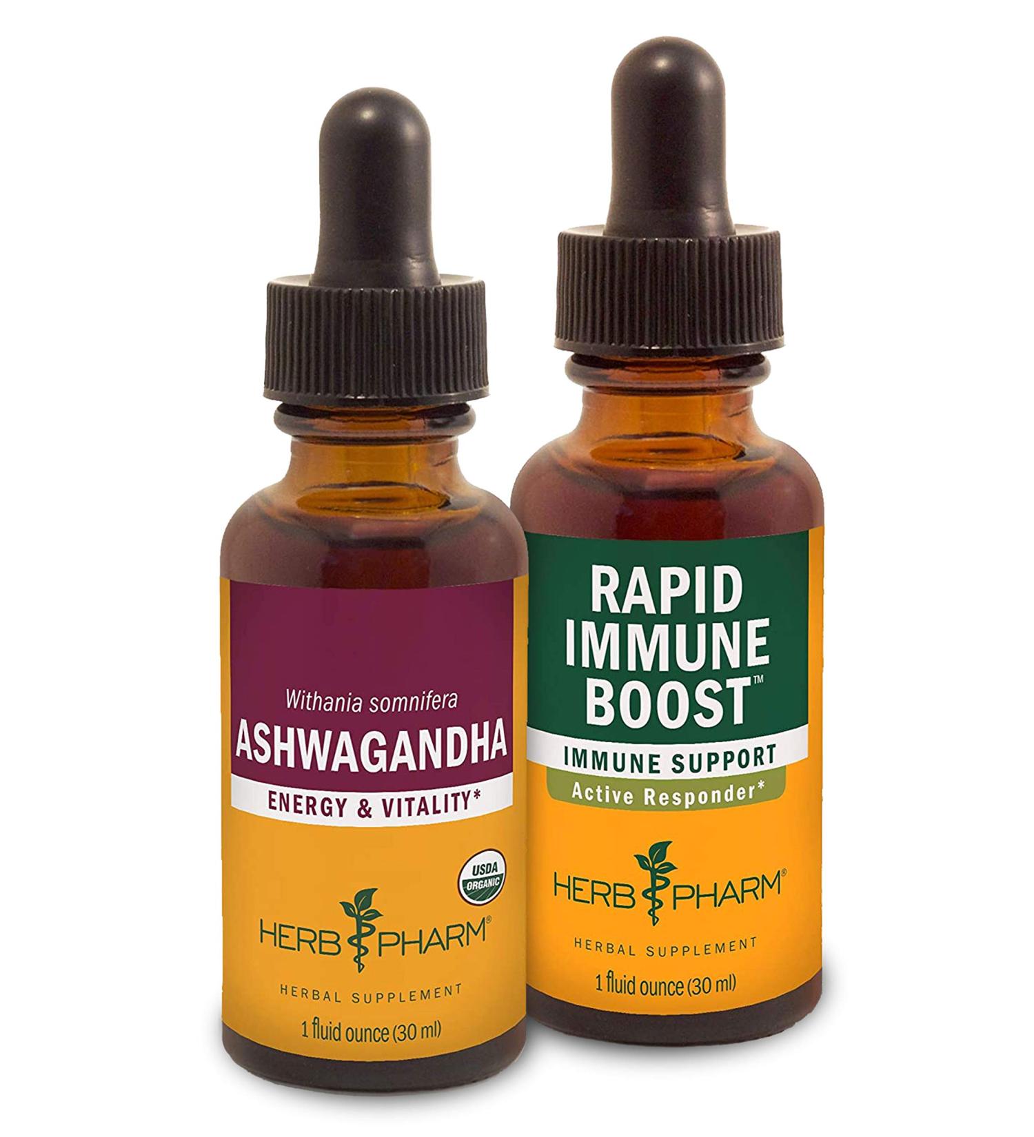 Herb Pharm Ashwagandha 1 fl oz - Natural Stress Relief & Wellness Support - Buy Online on GoSupps.com