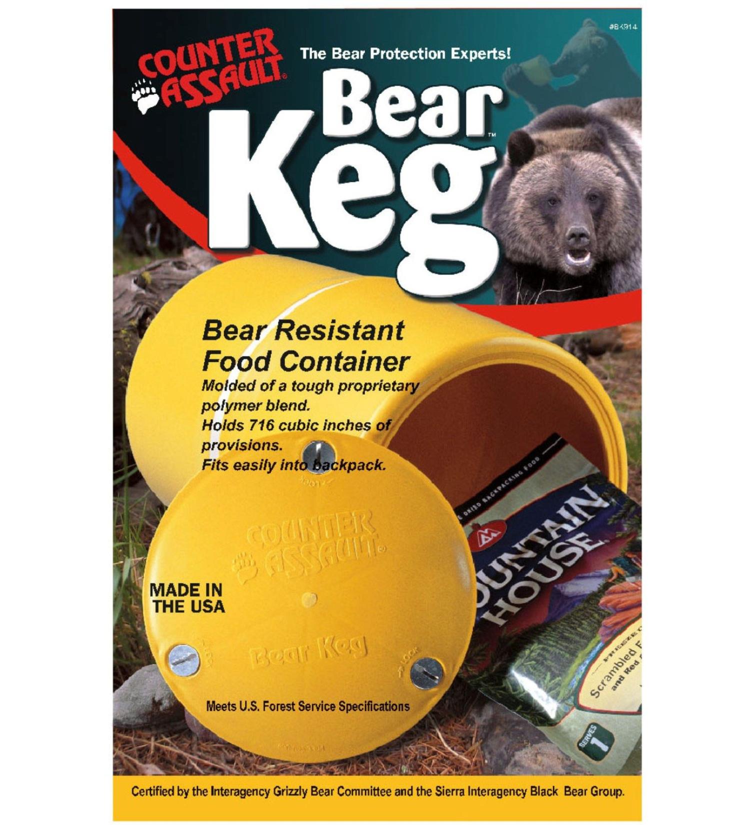 Counter Assault Bear Keg Yellow Direct Case