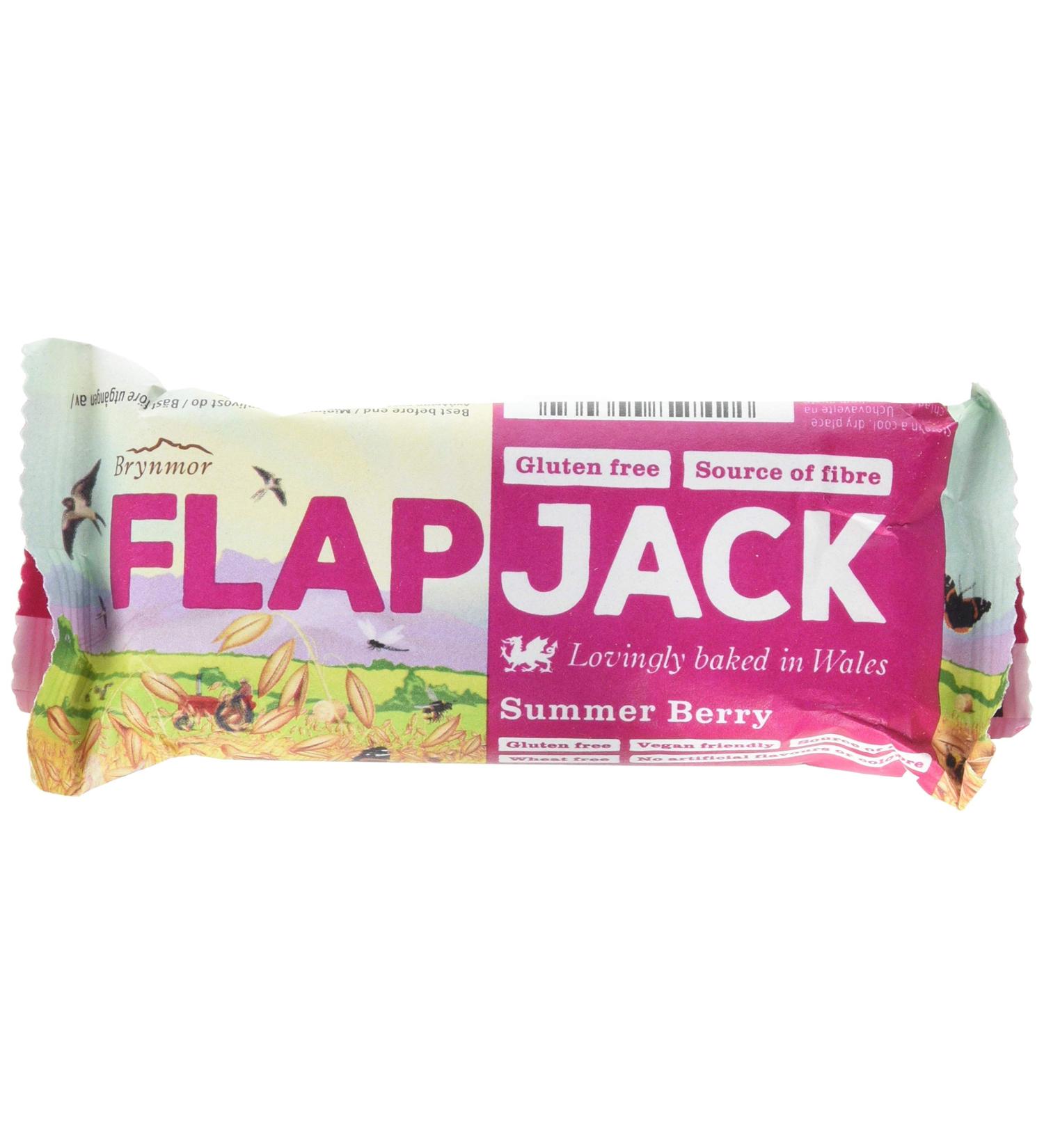 Brynmor flapjacks | Summer Berry | 20 x 80g - Buy Online on GoSupps.com