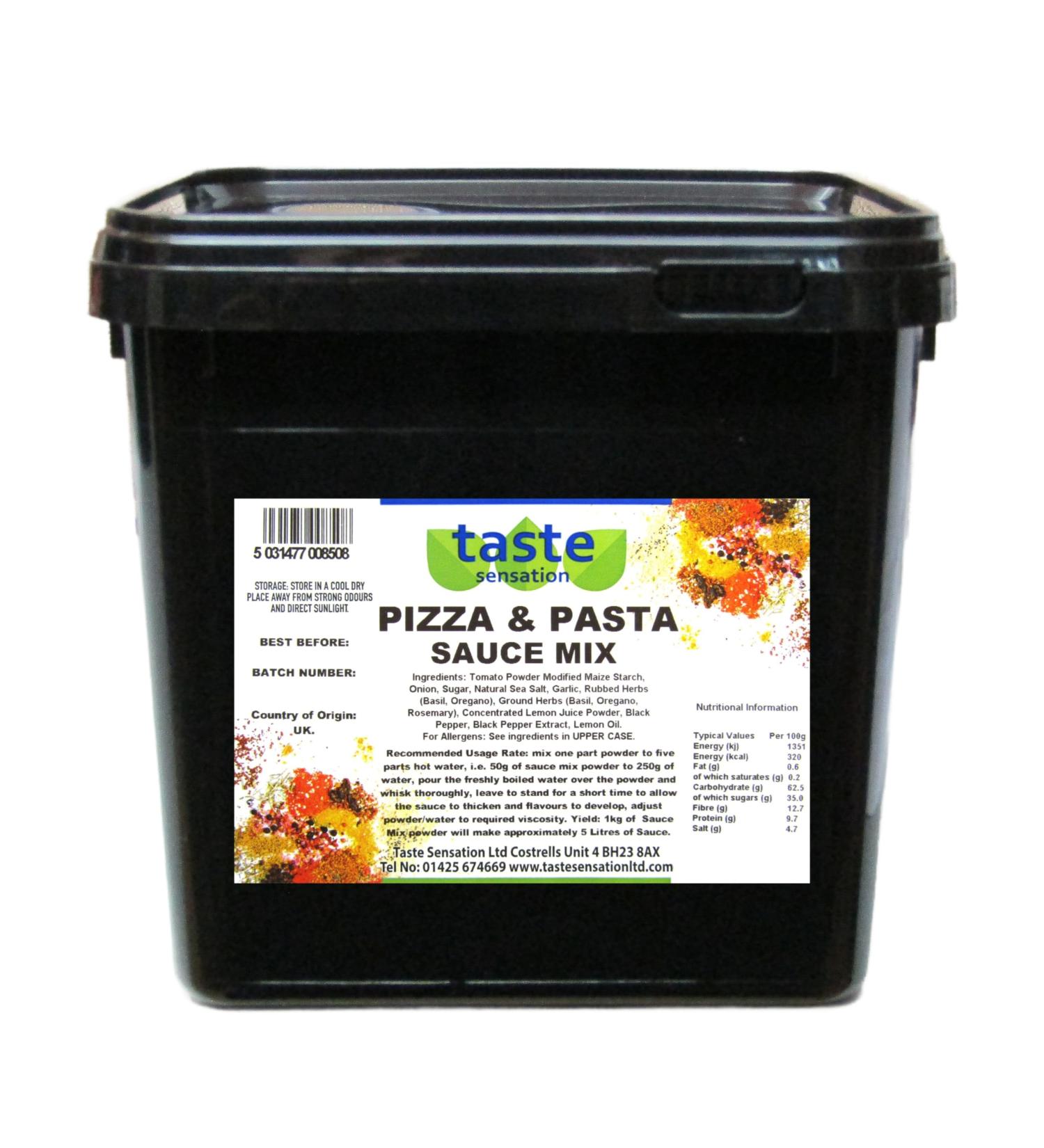 Pizza and Pasta Sauce Mix - 2.5kg Catering Tub - Buy Online on GoSupps.com