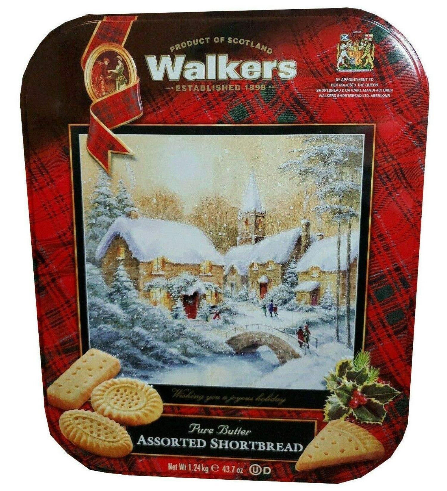Kirkland Signature Walkers Premium Shortbread Selection Gift Tin (2.73 Pounds)