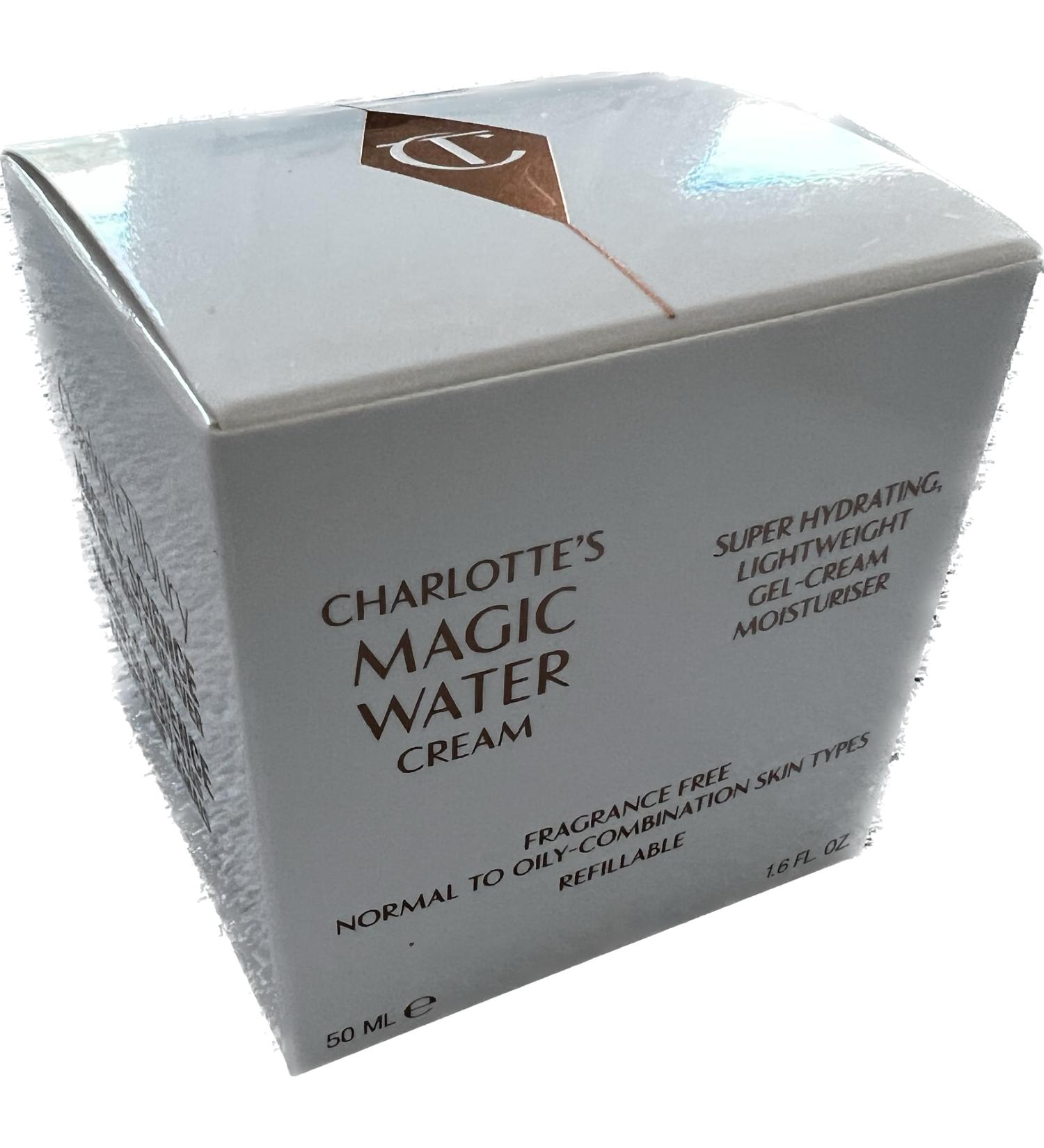 Charlotte Tilbury Magic Water Cream Refillable Gel Moisturizer with Niacinamide - 1.7 oz / 50 ml | Buy Internationally - Buy Online on GoSupps.com