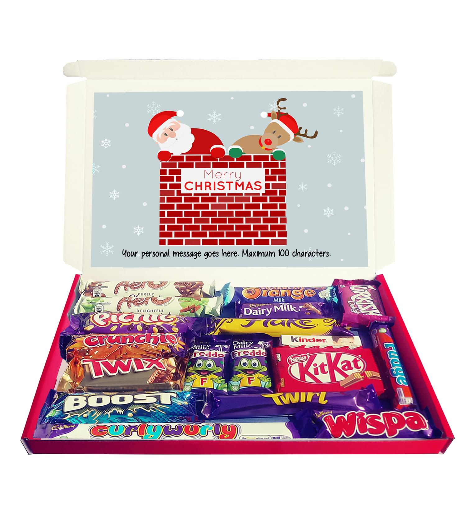 Personalised CHRISTMAS SQUEEZE Chocolate Selection Box - Buy Online on GoSupps.com