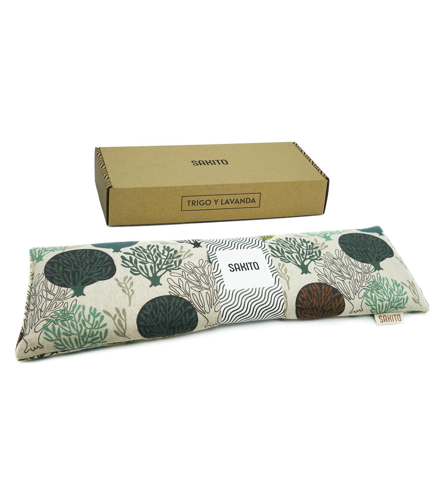 Premium Heat Cushion for Neck & Cervical Support - Lavender & Wheat Filled Thermal Pillow (42 x 12 cm) - Ideal for Comfort & Relaxation - Includes Box - Buy Online on GoSupps.com