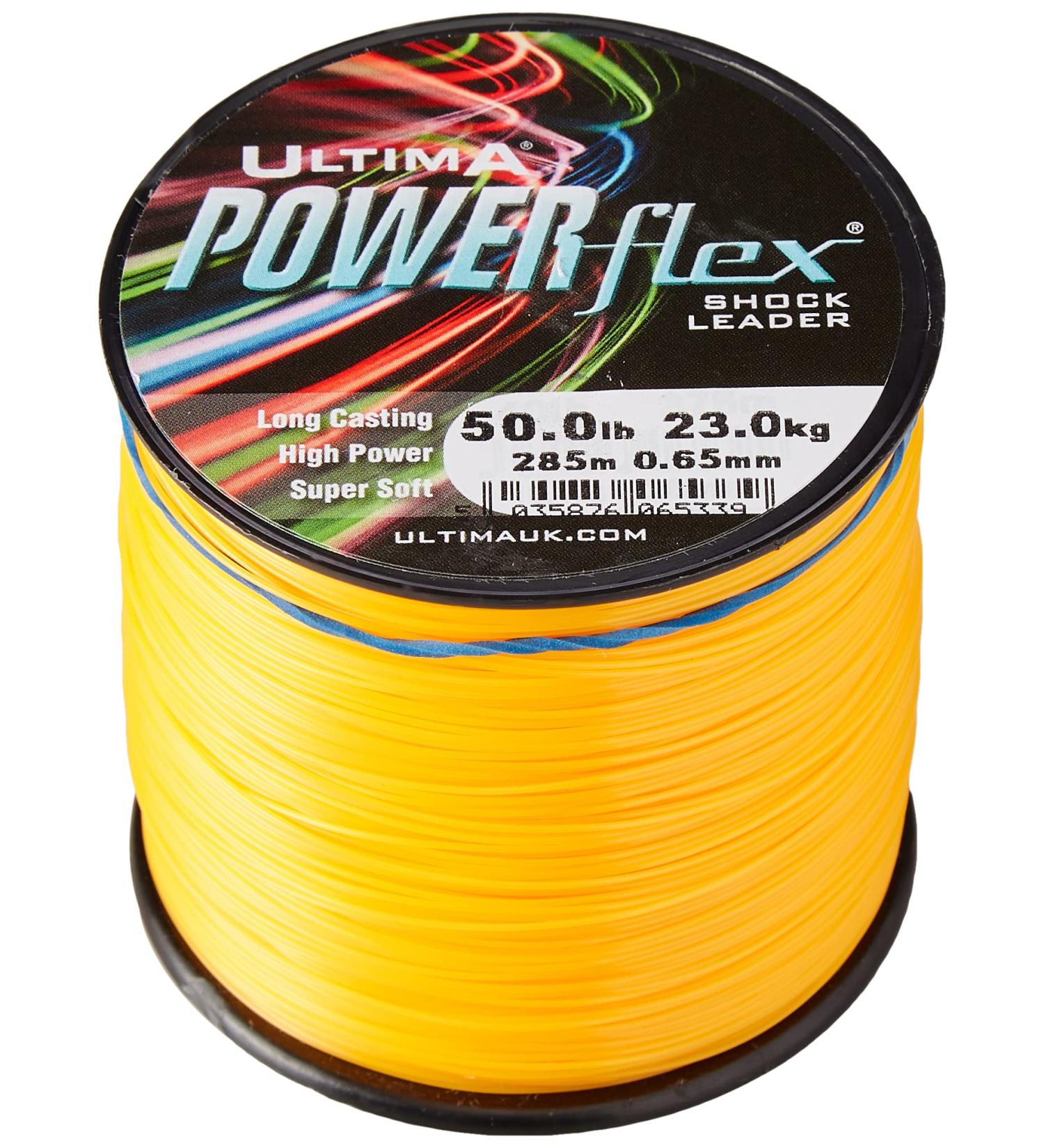 Ultima Mens Powerflex High Strength Shock Leader 115gr - 0.65mm 40lb Fire Orange | Premium Fishing Line for International Shipping - Buy Online on GoSupps.com