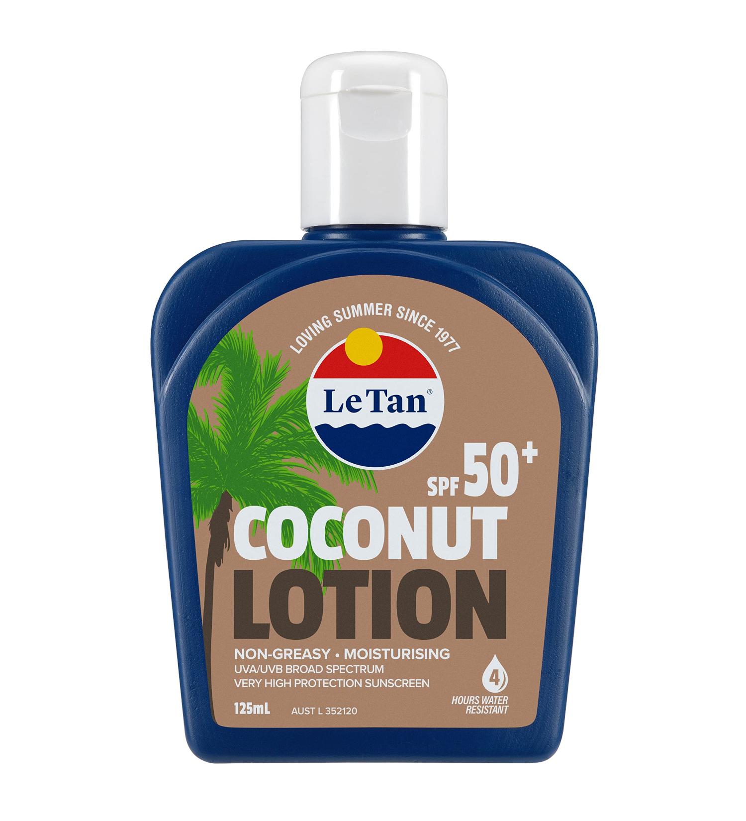 Le Tan Coconut 50+ 125mL flacon by Le Tan