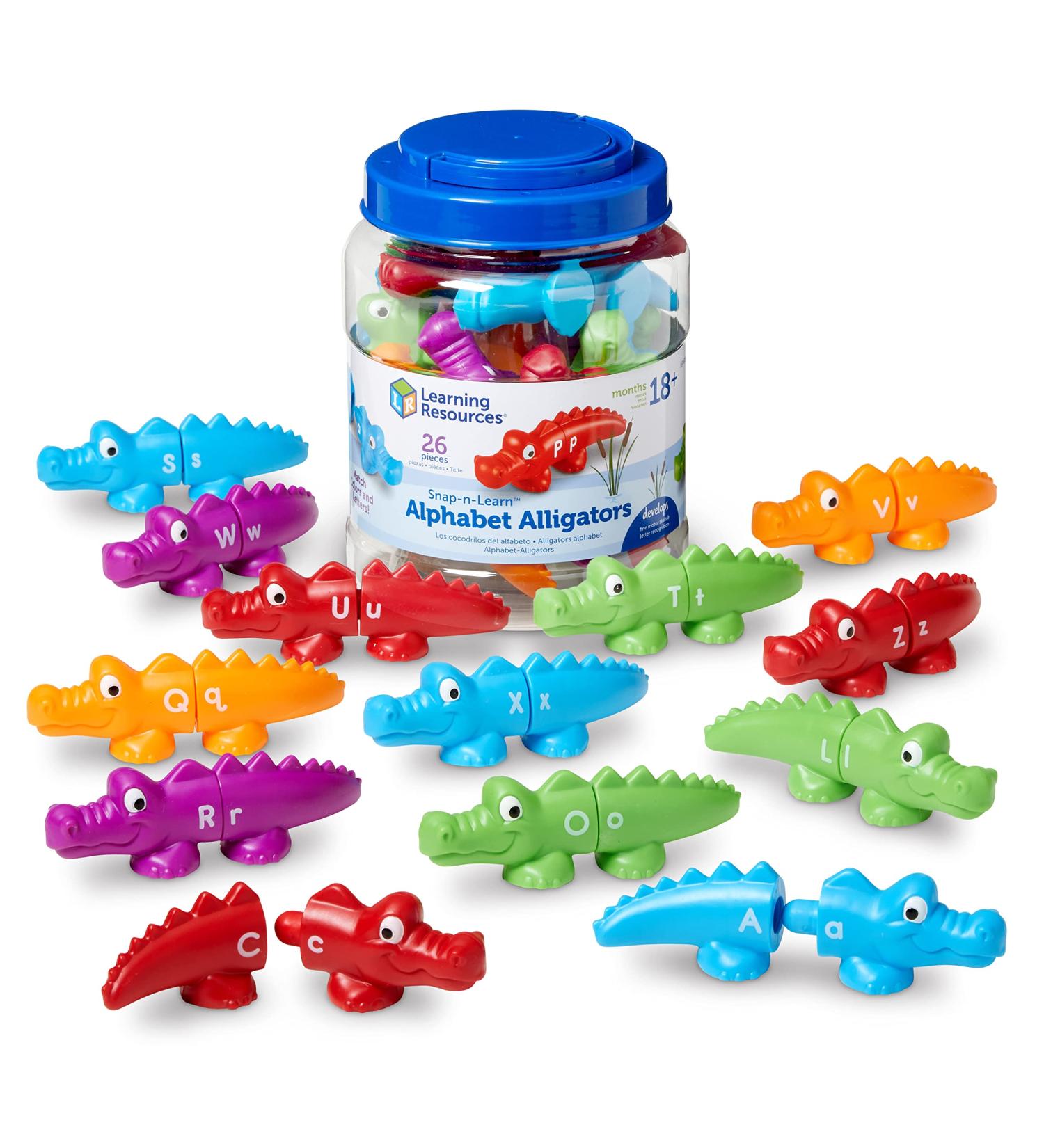 Buy Learning Resources Snap-n-Learn Alphabet Crocodiles - Fun Educational Toy for Kids | International Shipping Available - Buy Online on GoSupps.com