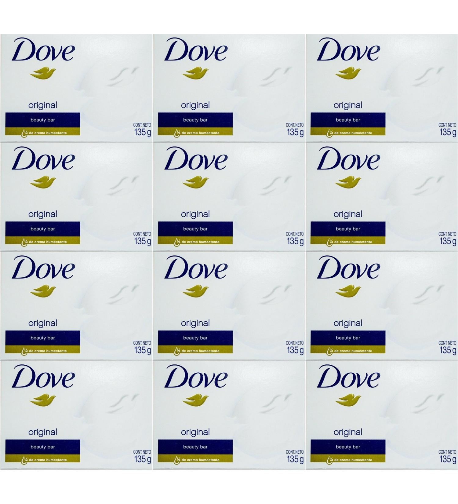 Dove White Cream Bar 4.75 Oz / 135 Gr (Pack of 12) - Gentle Cleansing Moisturizing Bar Soap - Buy Online on GoSupps.com
