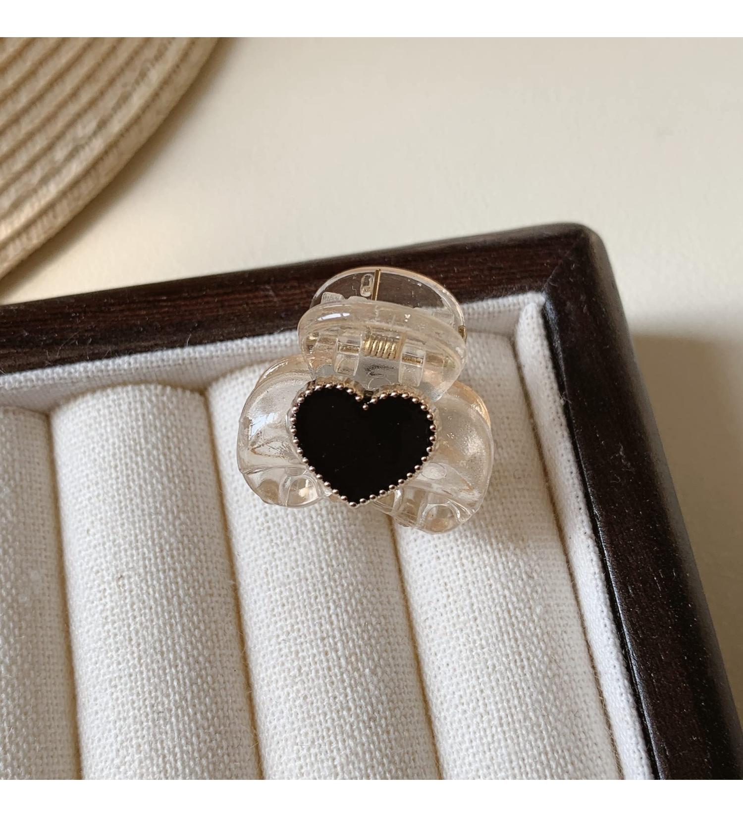 Small Hair Clips Mini Hair Claws Small Jaw Clips Letter Barrettes Acrylic Hair Jaw Clips Clamps for Women Girl touhei 2pcs 2pcs Touhei - Buy Online on GoSupps.com