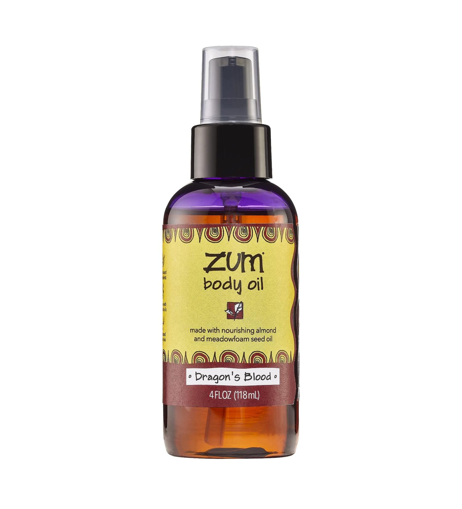 Zum Massage and Body Oil - Dragon's Blood - Natural Aromatherapy for Relaxation & Skin Care - 4 fl oz - Shop Internationally - Buy Online on GoSupps.com