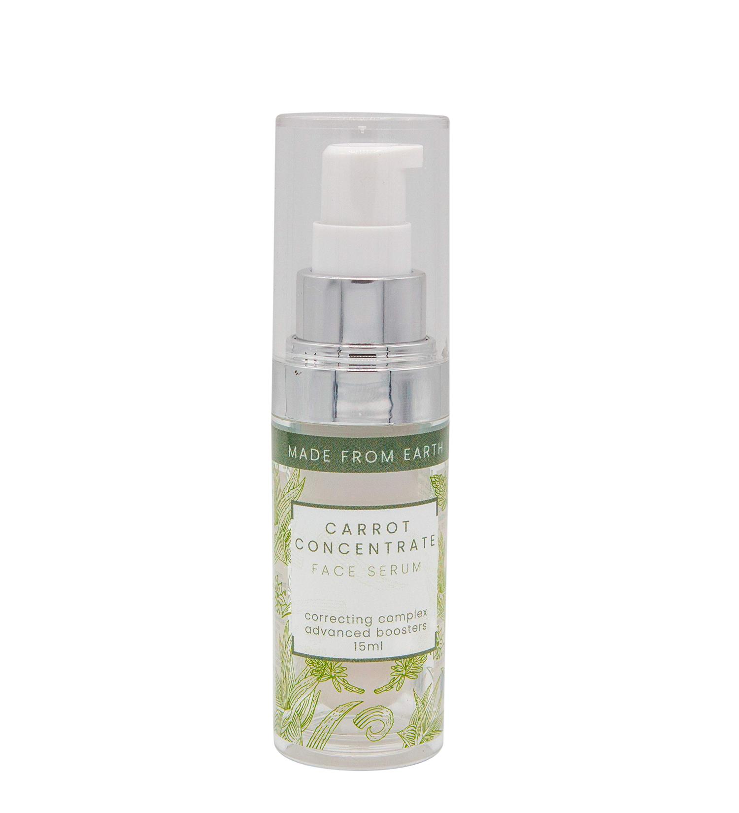 Made from Earth Carrot Serum - Fades Dark Spots Wrinkles & Balances Tone15ml - Buy Online on GoSupps.com