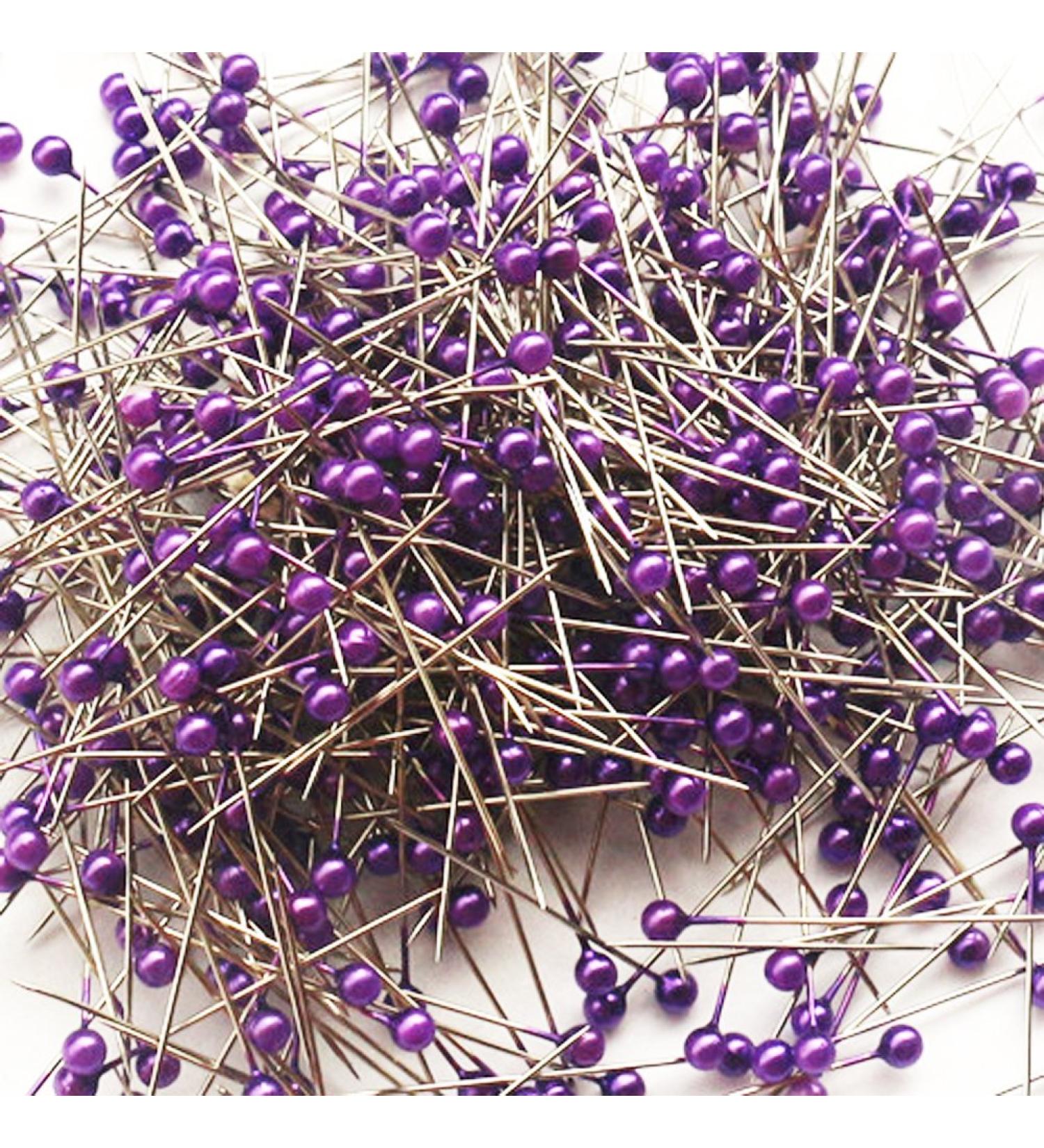 LEFV Quilting Pins 100 Pack - Purple Ball Head Sewing Pins - Buy Online on GoSupps.com