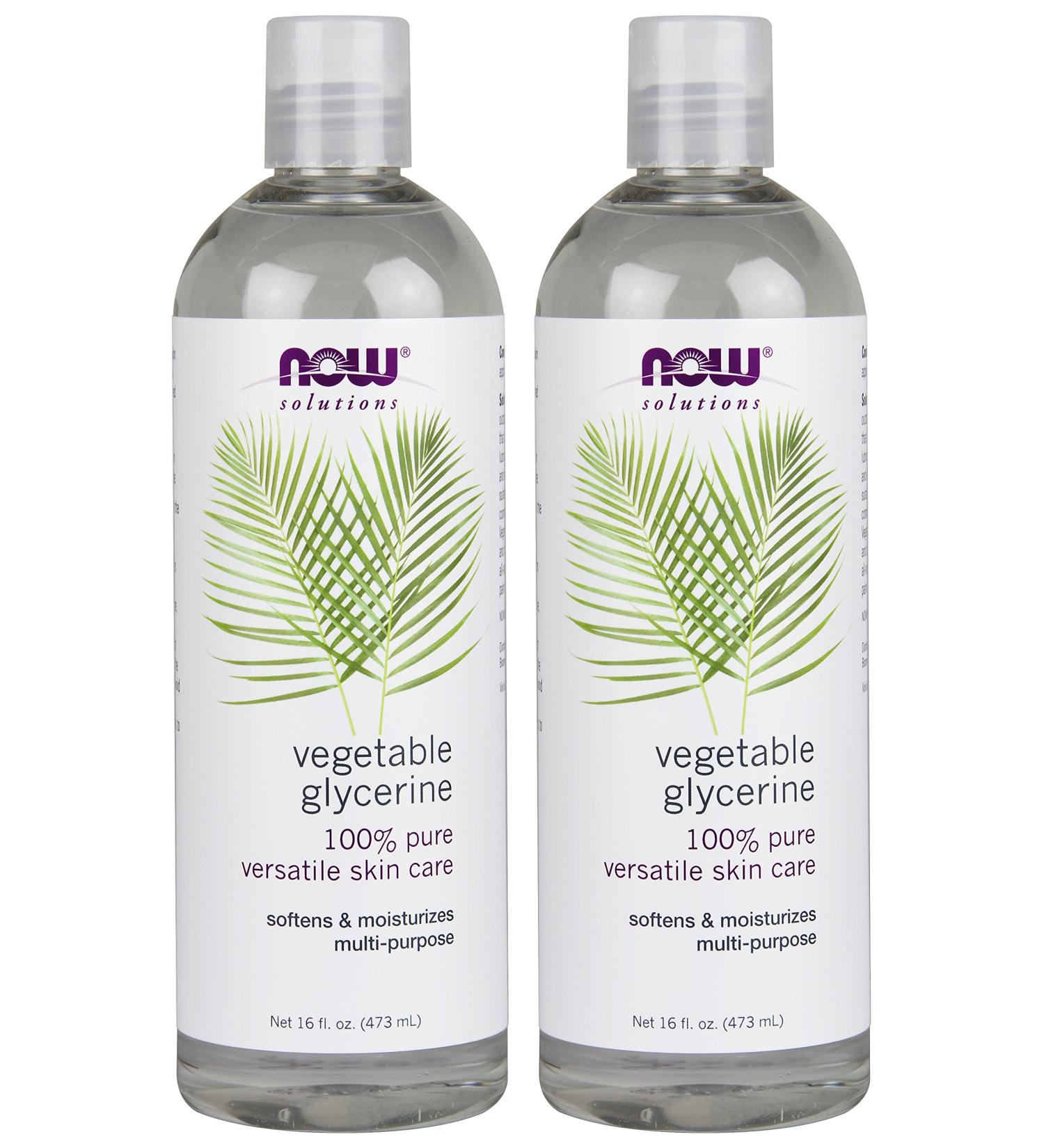 NOW Solutions Vegetable Glycerine 2 Count 16 Fl Oz (Pack of 2)