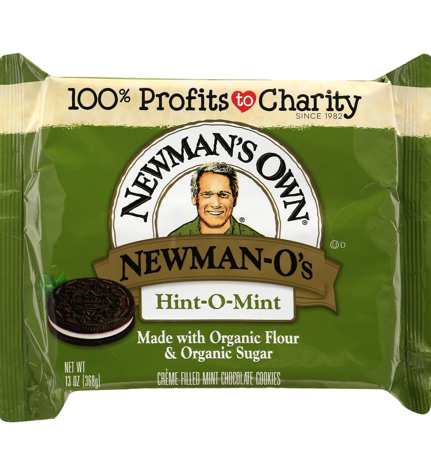 Newman's Own Hint-O-Mint Sandwich Crأ¨mes - 13 oz (Pack of 6) | Mint Cookie Treats - Buy Online on GoSupps.com