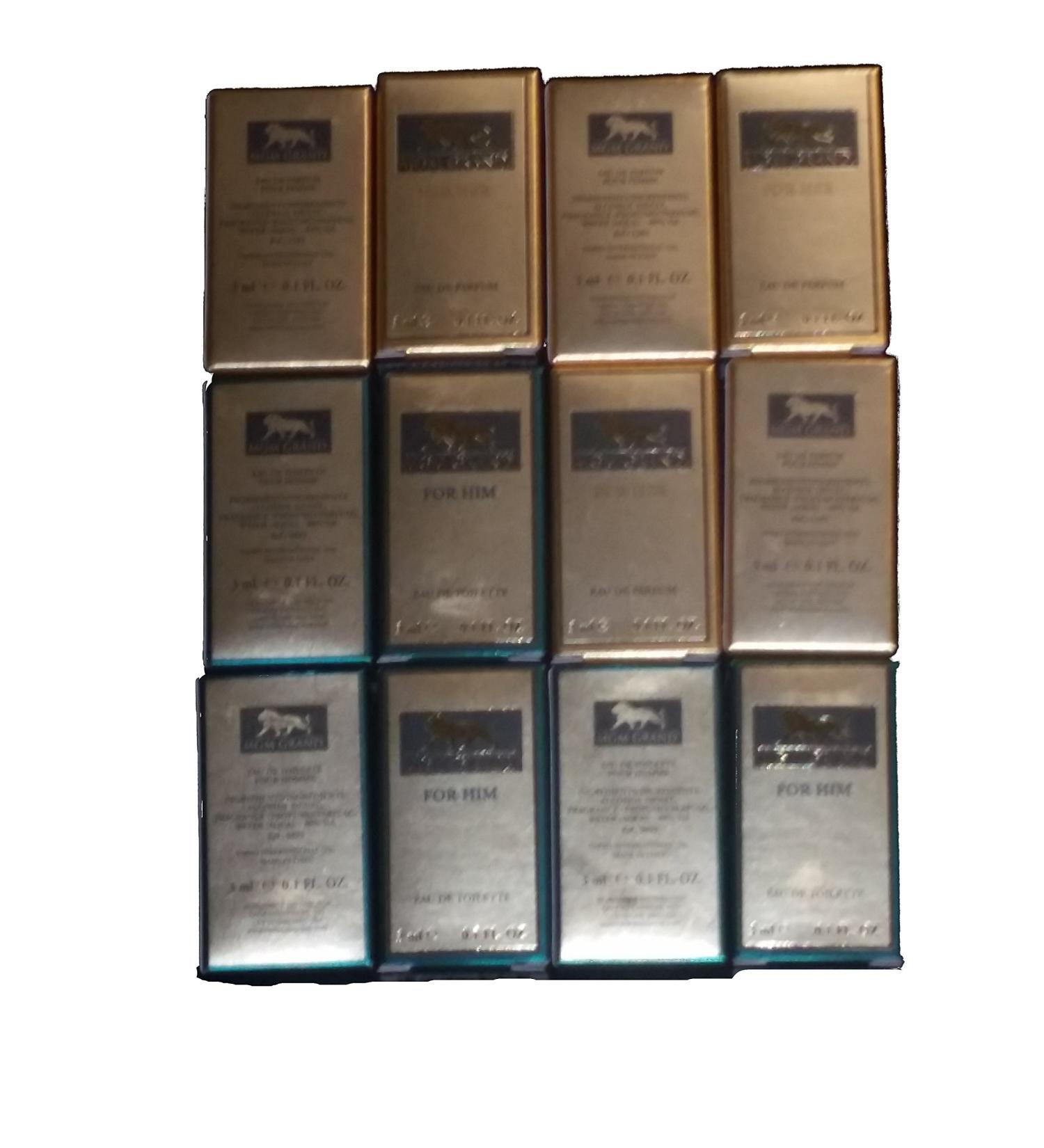 12 Count 6 Him and 6 Her MGM Grand Perfume Trial Size - Buy Online on GoSupps.com