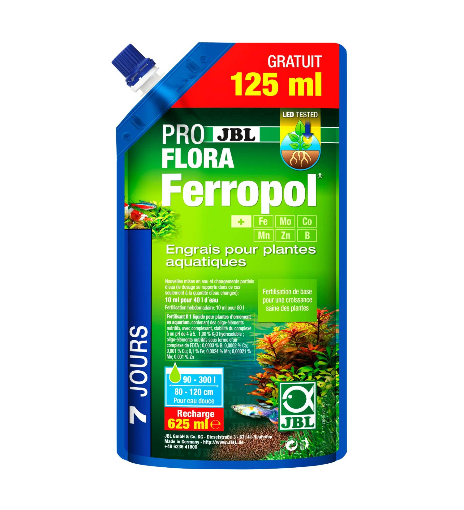 JBL Ferropol fertilizer refill pack for aquatic plants 500 + 125 ml