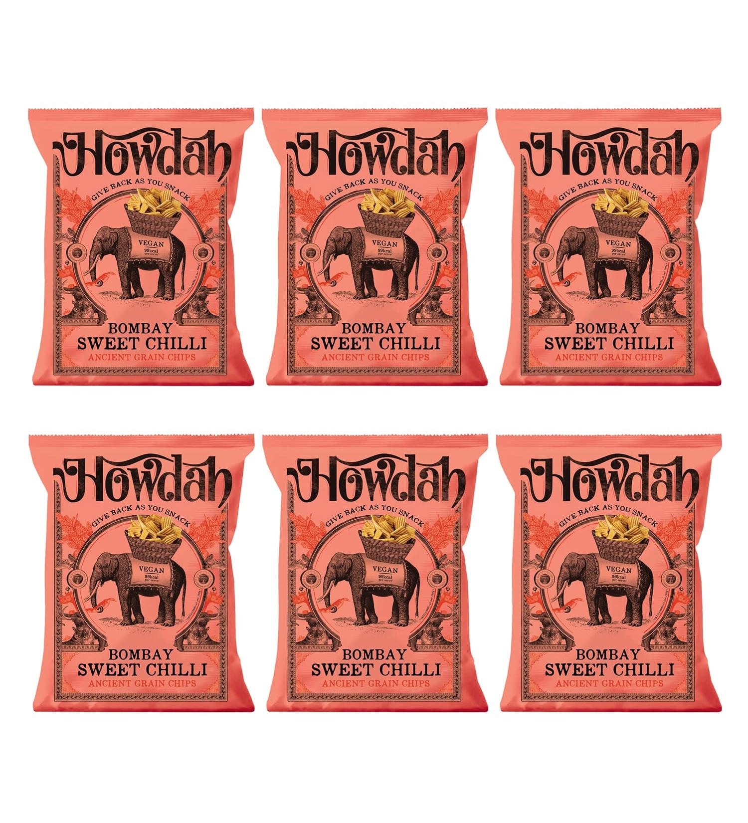 Howdah Bombay Sweet Chilli 130g - Pack of 6