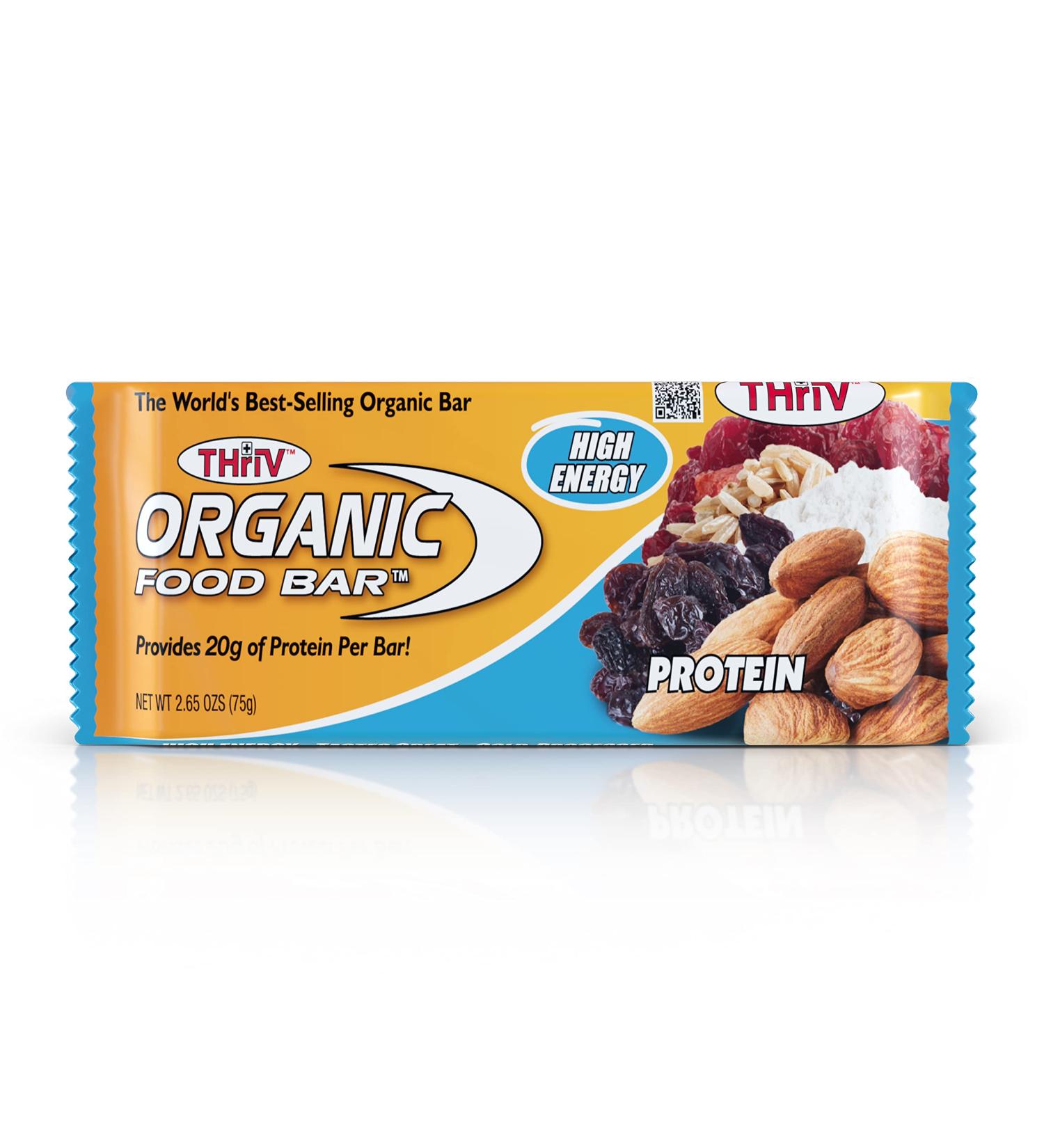 Organic Vegan Protein Bars - 22g of Protein Perfect On-The-Go Snack (Pack of 12 - Buy Online on GoSupps.com