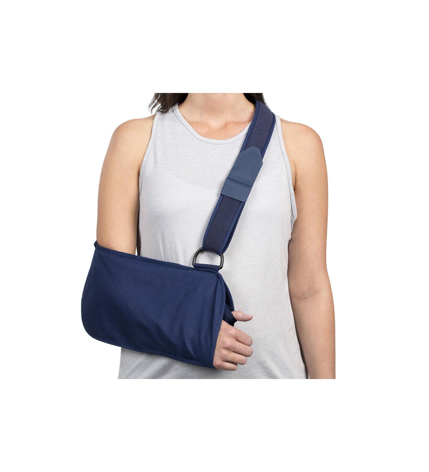 FitPro Deluxe Adjustable Arm Sling - Large Blue | Amazon Exclusive Brand - FP2251-03 - Buy Online on GoSupps.com