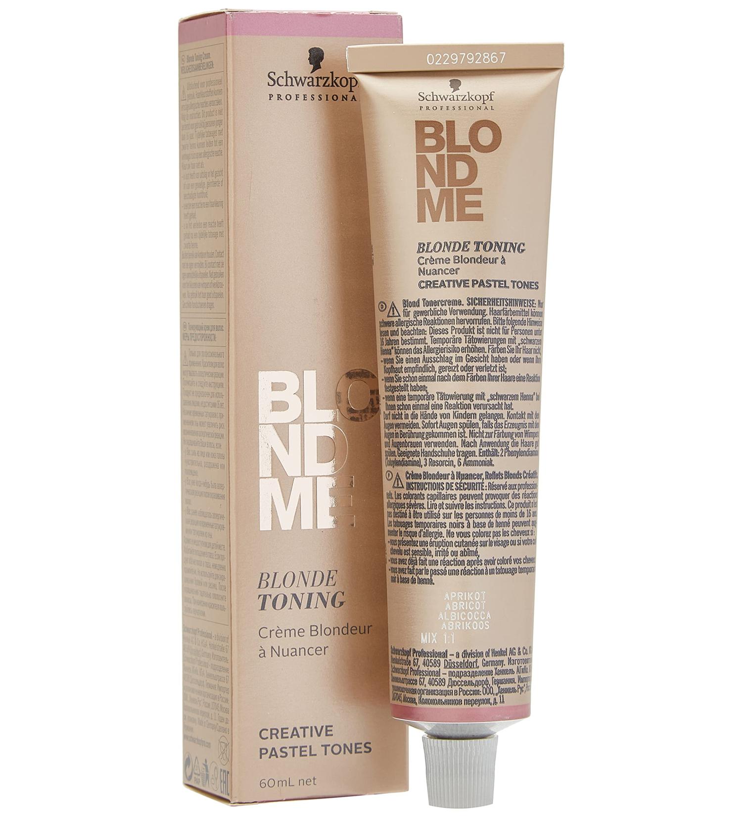 Schwarzkopf Professional BlondMe Toner Apricot - 60 ml | International Shipping Available - Buy Online on GoSupps.com
