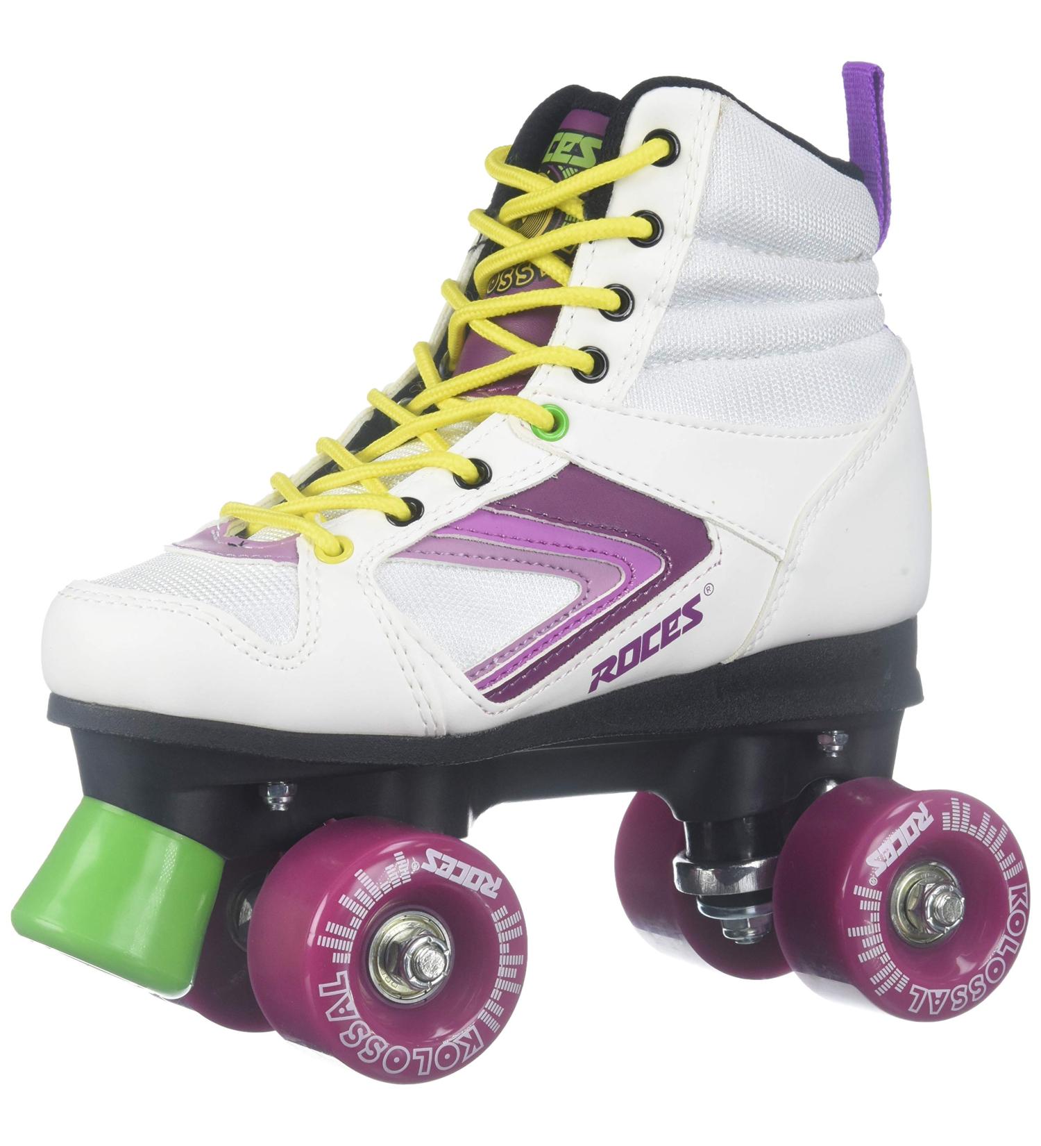 Roces 550041 Kolossal Roller Skate WPY 2 White/Purple/Yellow - US 4 M/6 W - Buy Online on GoSupps.com